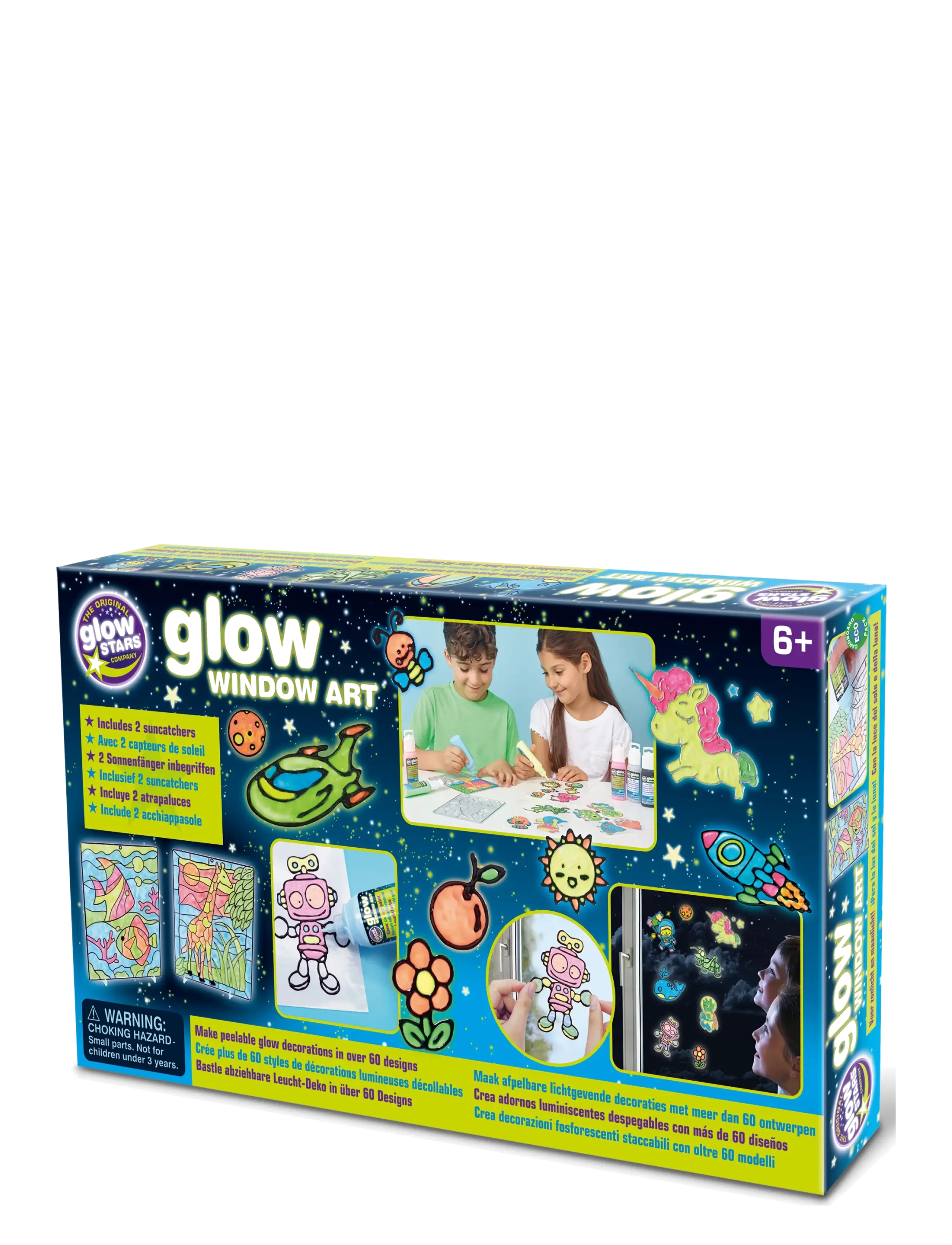 Brainstorm Brainstorm Glow Window Art Kit - STEAM-legetøj - MULTI / multi