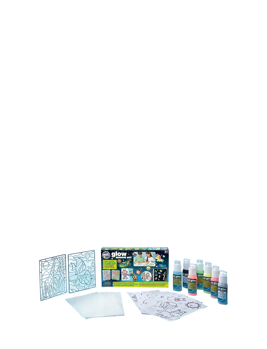 Brainstorm - Brainstorm Glow Window Art Kit - pysselset - multi - 5
