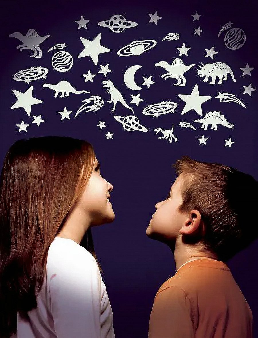 Brainstorm - Brainstorm Cosmic Glow Moon & Stars - lowest prices - muti - 2
