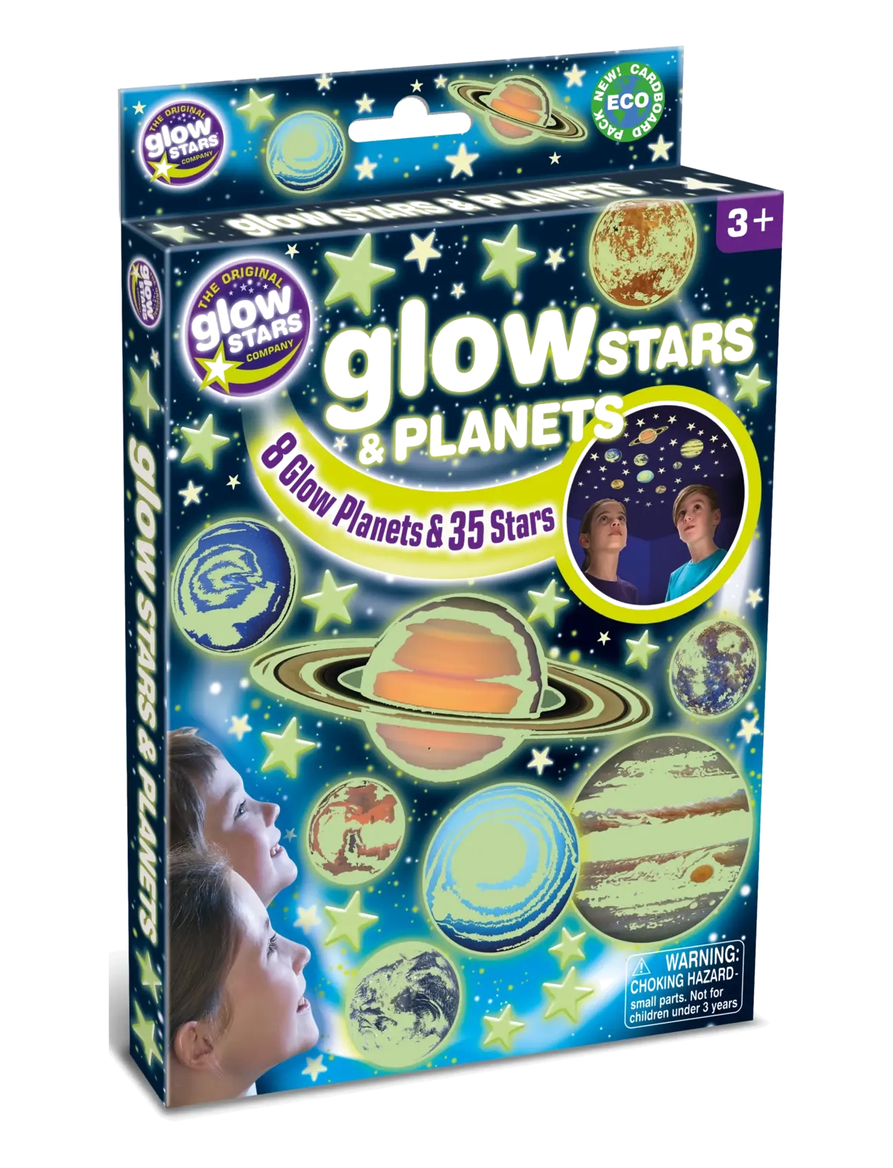 Brainstorm Brainstorm Glow Stars & Planets - Legetøj 3-5 år - MULTI / multi