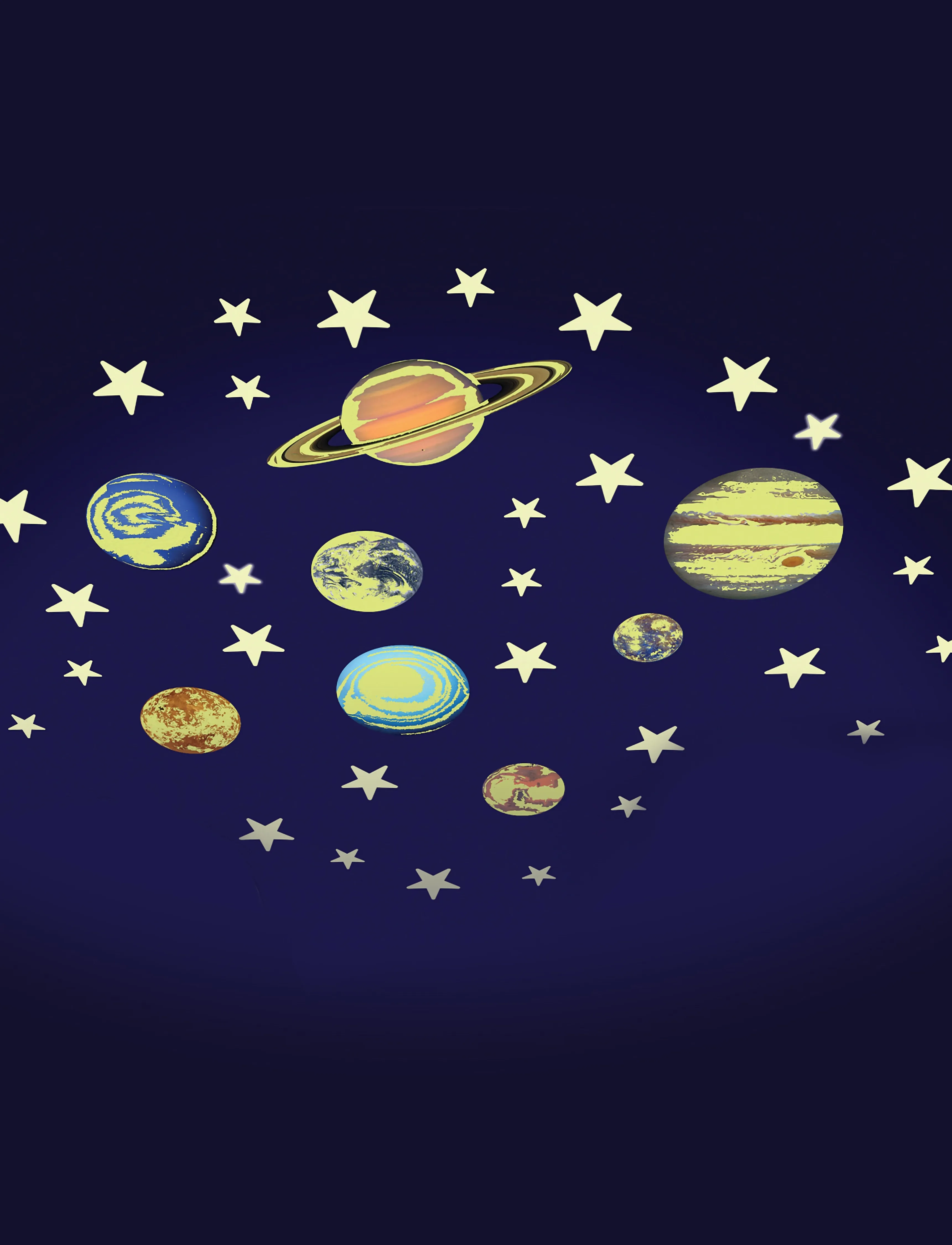 Brainstorm - Brainstorm Glow Stars & Planets - multi - 3