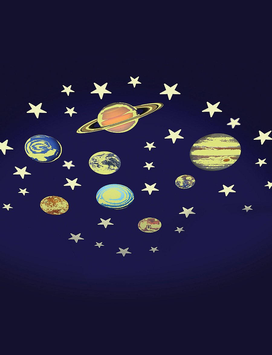 Brainstorm - Brainstorm Glow Stars & Planets - multi - 3