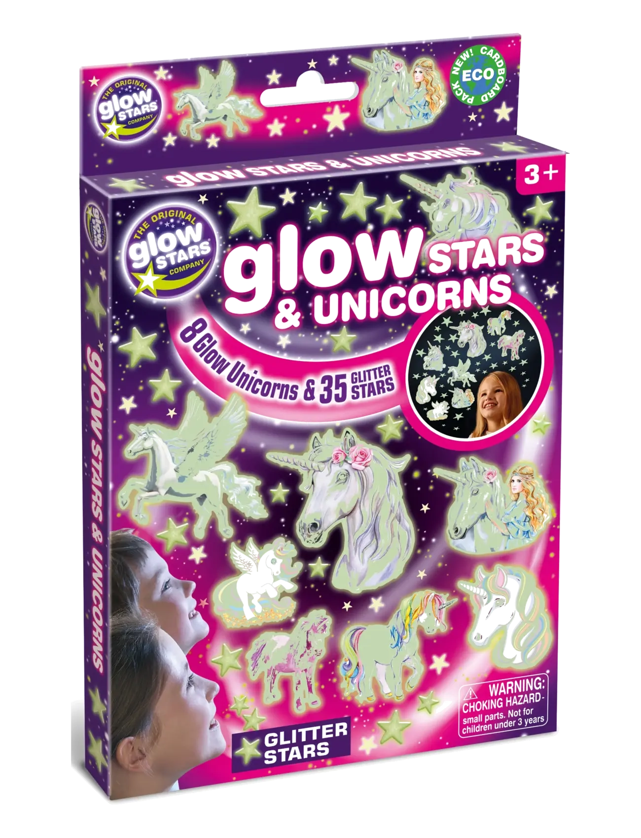 Brainstorm Brainstorm Glow Stars & Unicorns - Legetøj 3-5 år - MULTI / multi