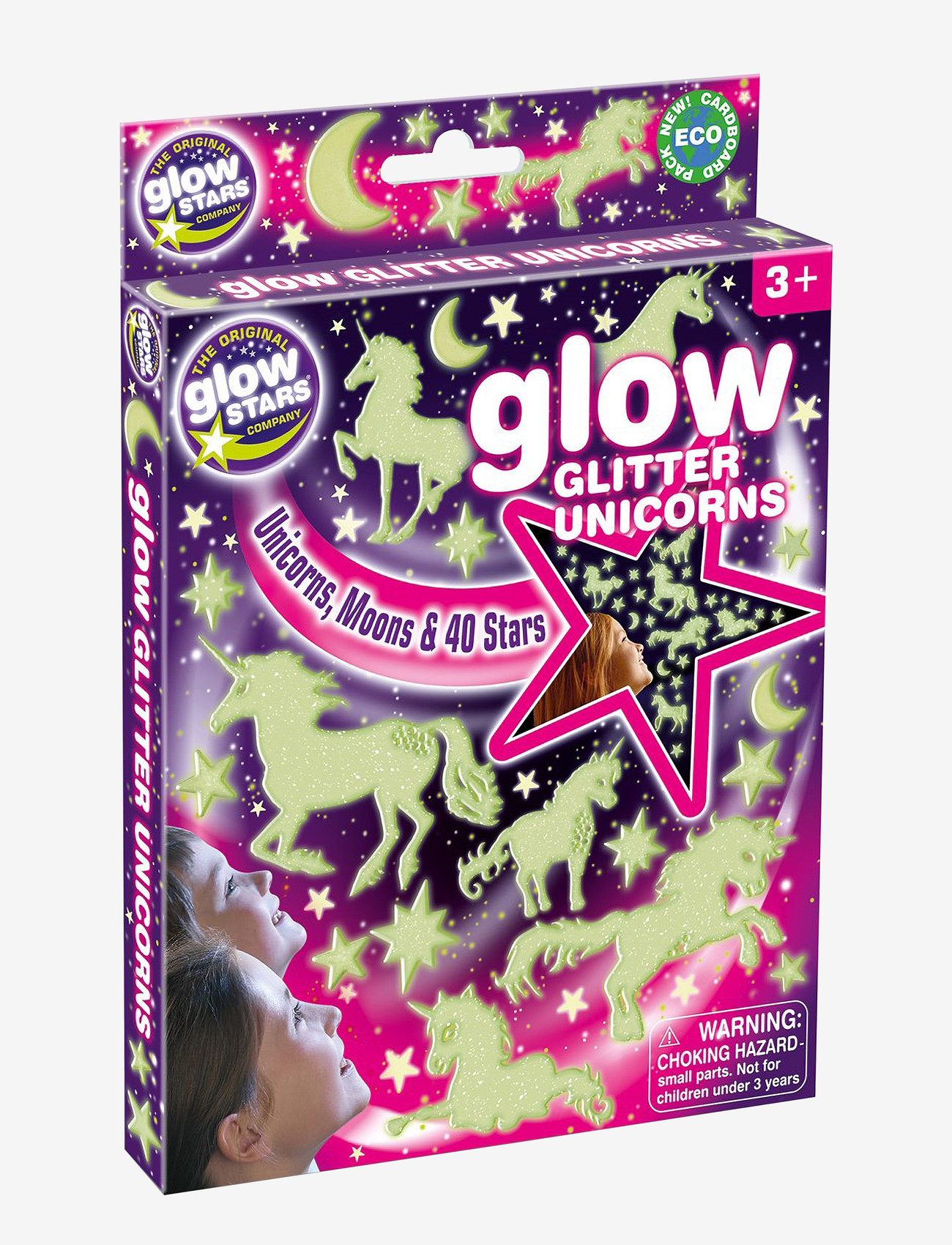 Brainstorm - Brainstorm Glow Glitter Unicorns - laveste priser - multi - 0