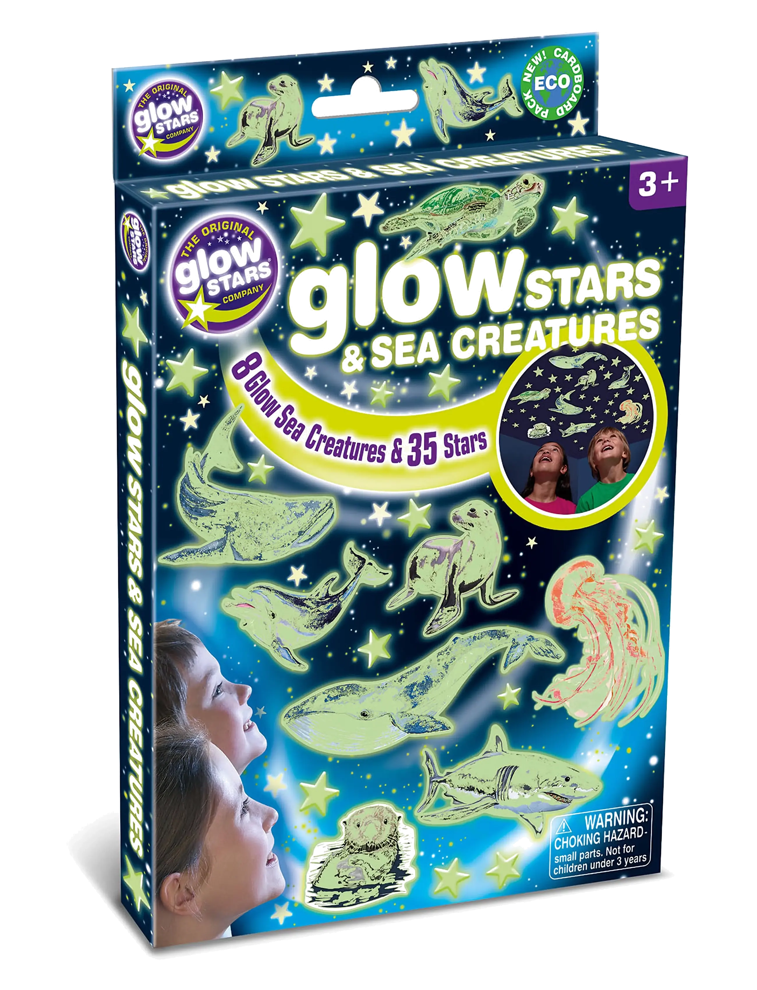 Brainstorm Brainstorm Glow Stars & Sea Creatures - Legetøj 3-5 år - MULTI / multi