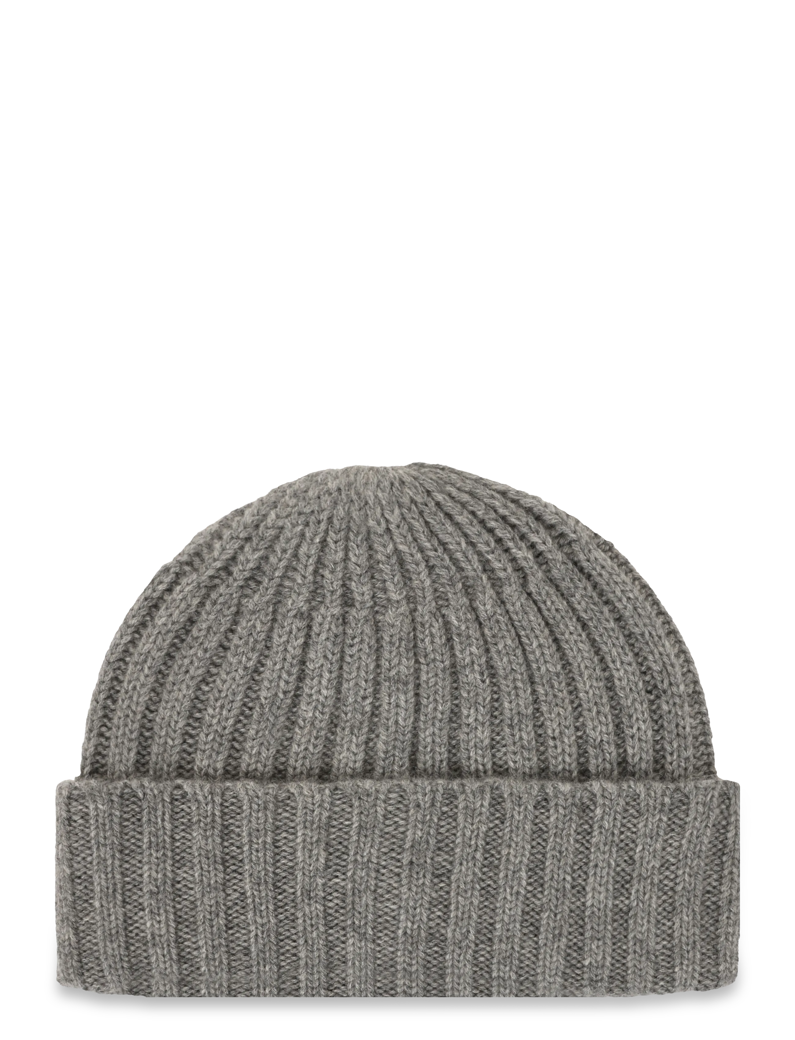 Bramani Cashmere - RIB HAT - cenere - 1