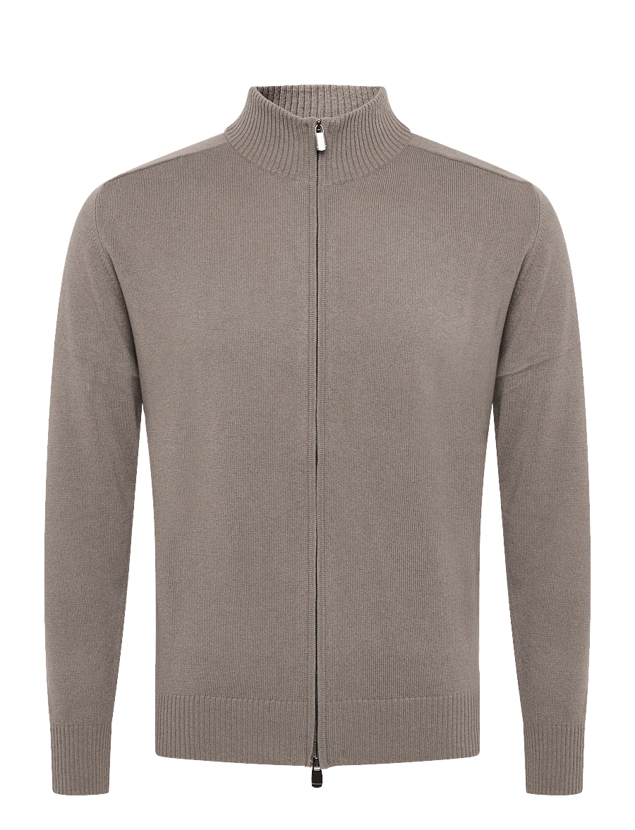 Bramani Cashmere - FULL ZIP - full zip tröjor - argilla - 0
