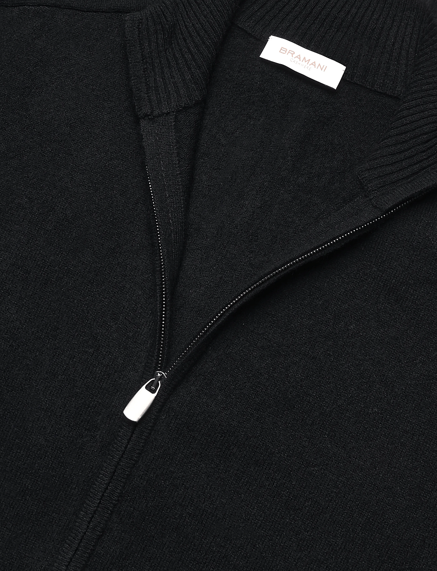 Bramani Cashmere - FULL ZIP - full zip tröjor - nero - 2