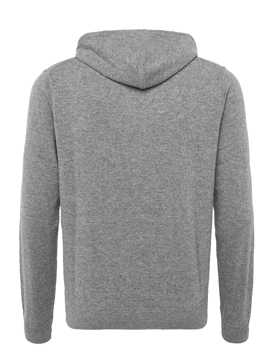 Bramani Cashmere - HOODED SWEATSHIRT - hoodies - cenere - 1