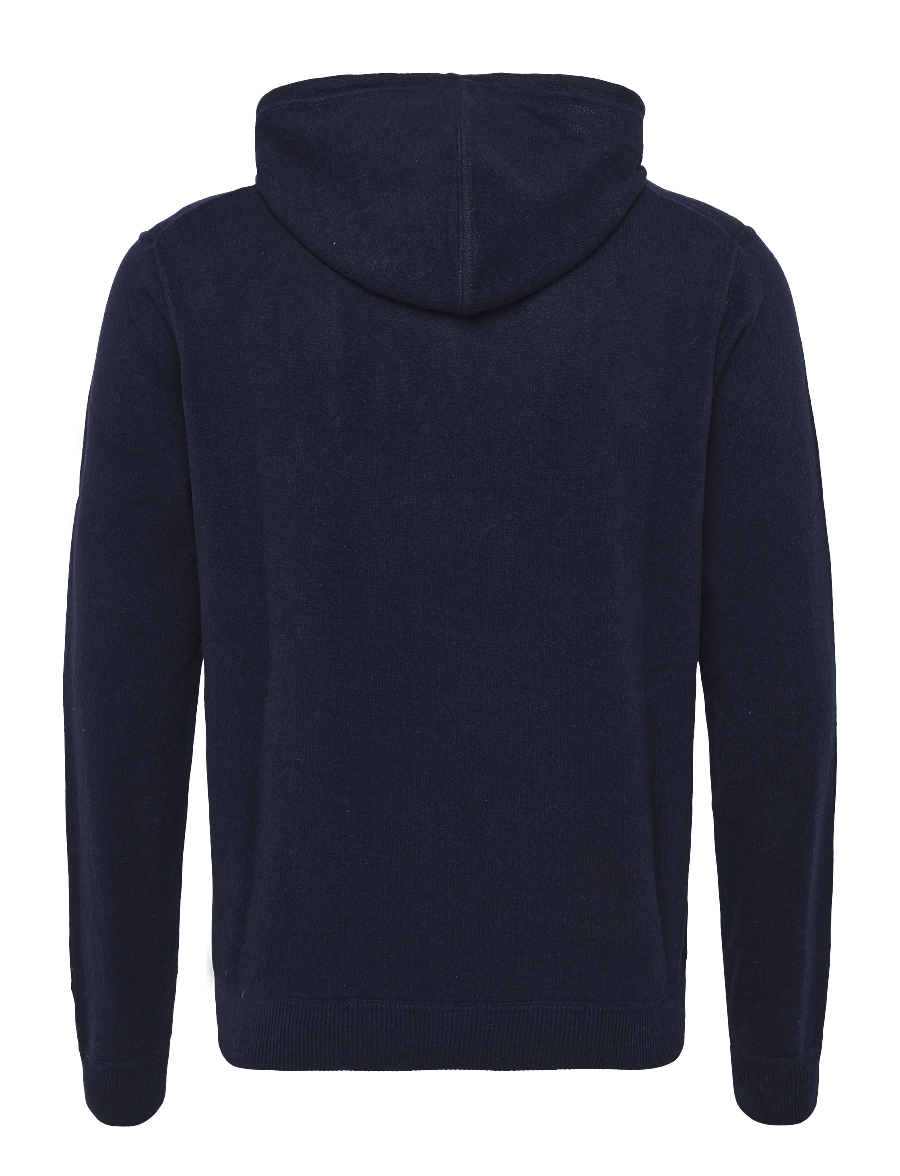 Bramani Cashmere - HOODED SWEATSHIRT - hoodies - navy - 1
