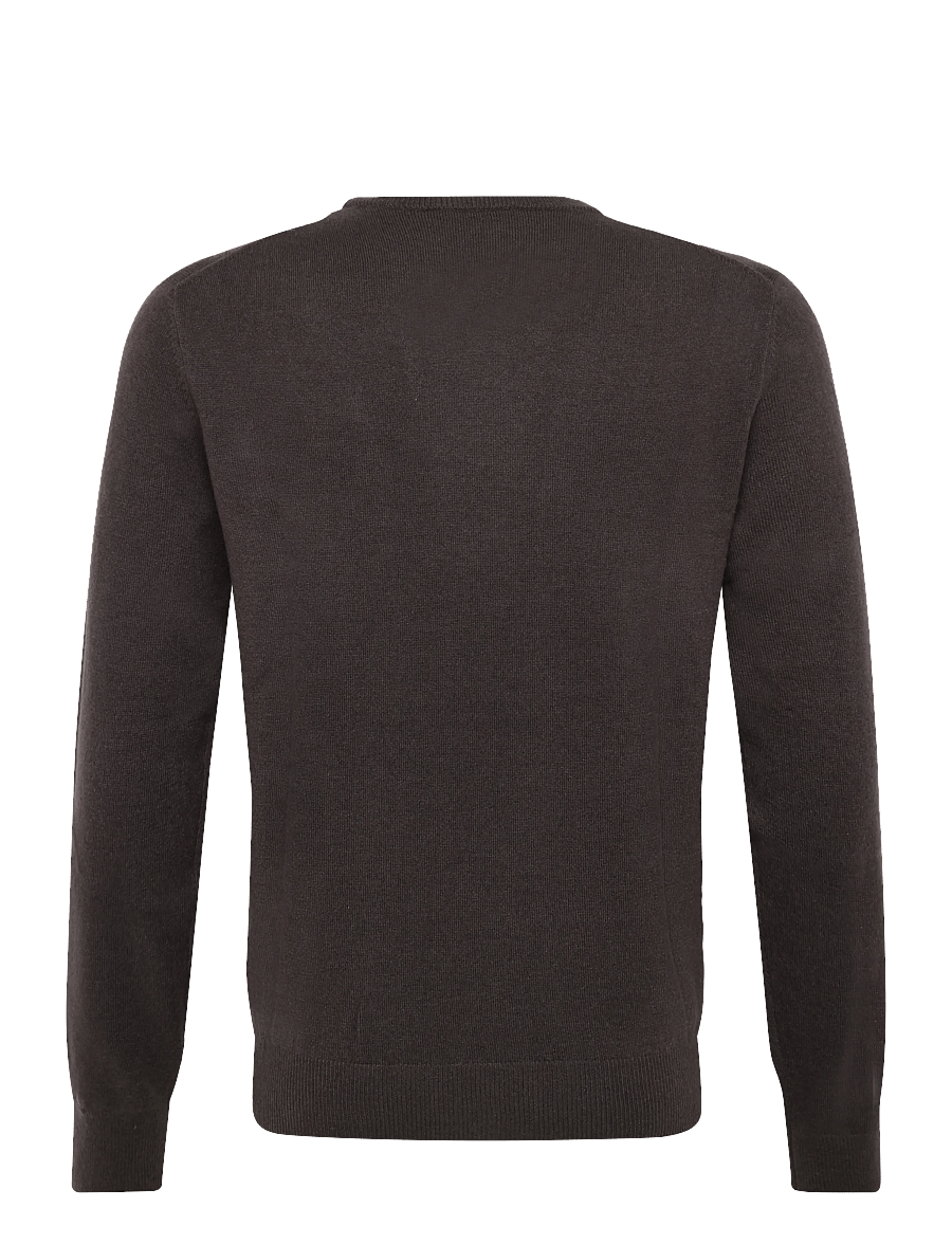 Bramani Cashmere - ROUND NECK - rundhalsad - caffe' - 1