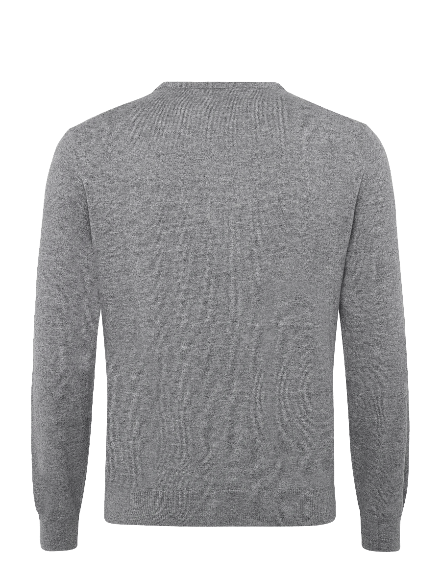 Bramani Cashmere - ROUND NECK - rundhalsad - cenere - 1