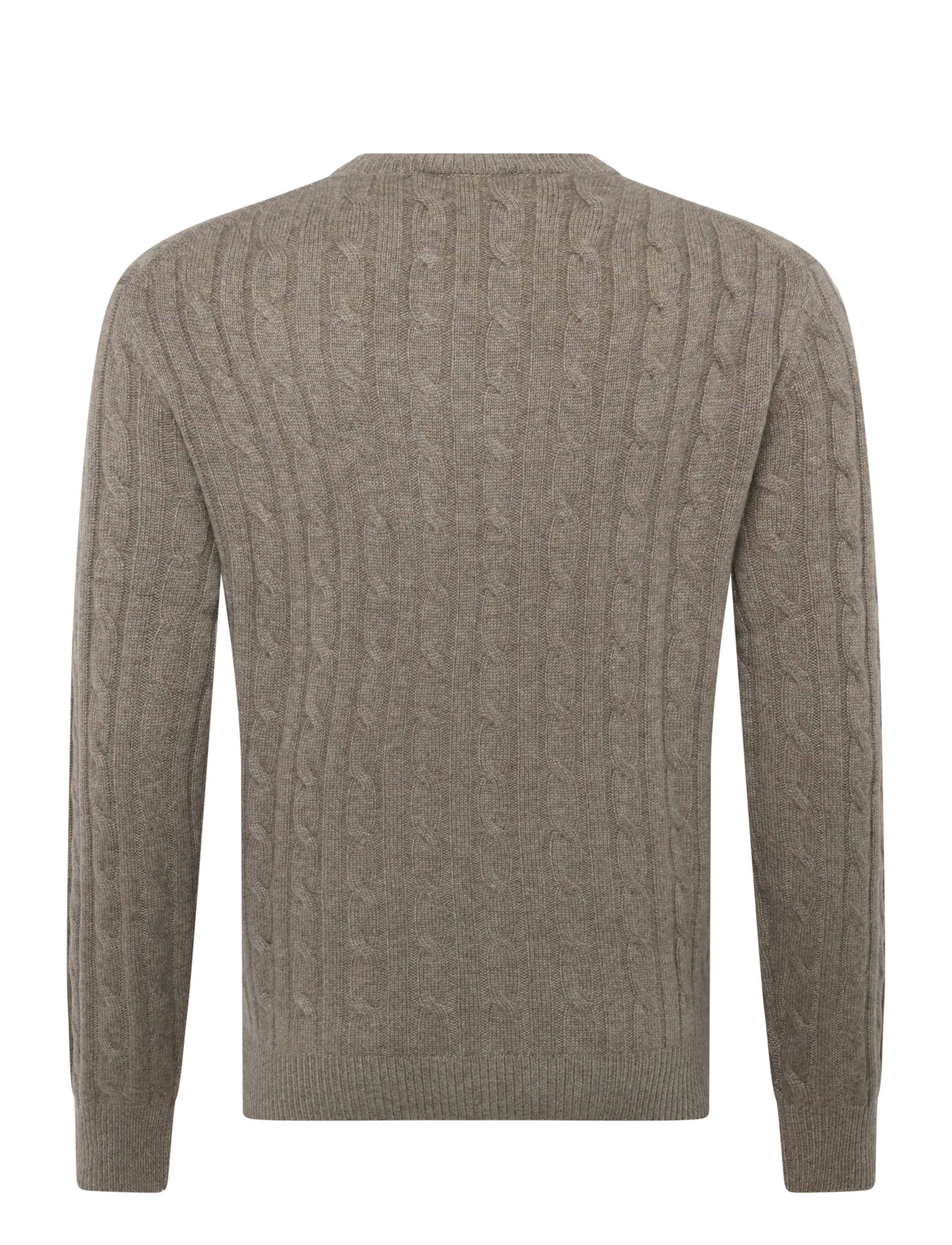 Bramani Cashmere - ROUND NECK CABLE - rundhalsad - timo - 1