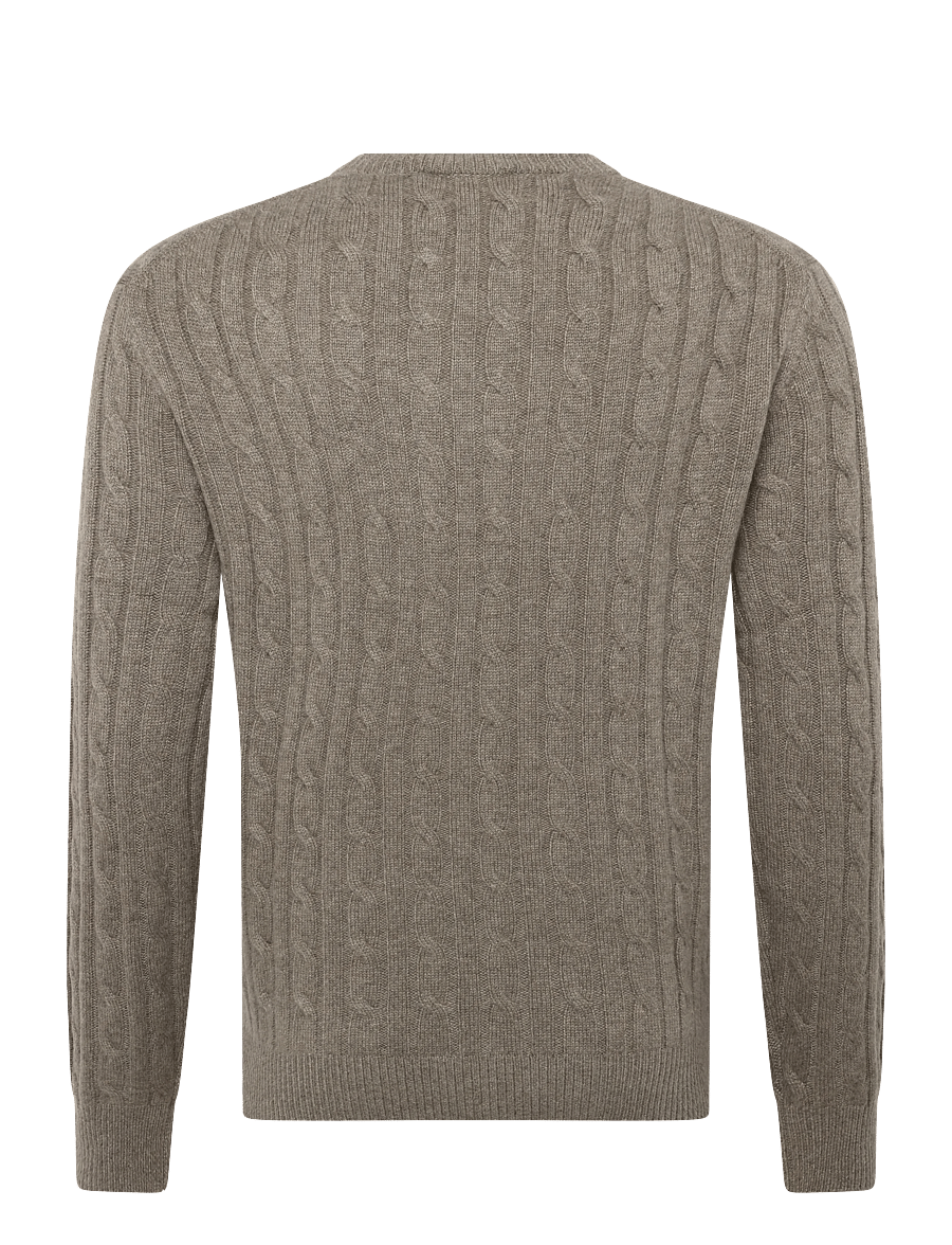 Bramani Cashmere - ROUND NECK CABLE - rundhalsad - timo - 1