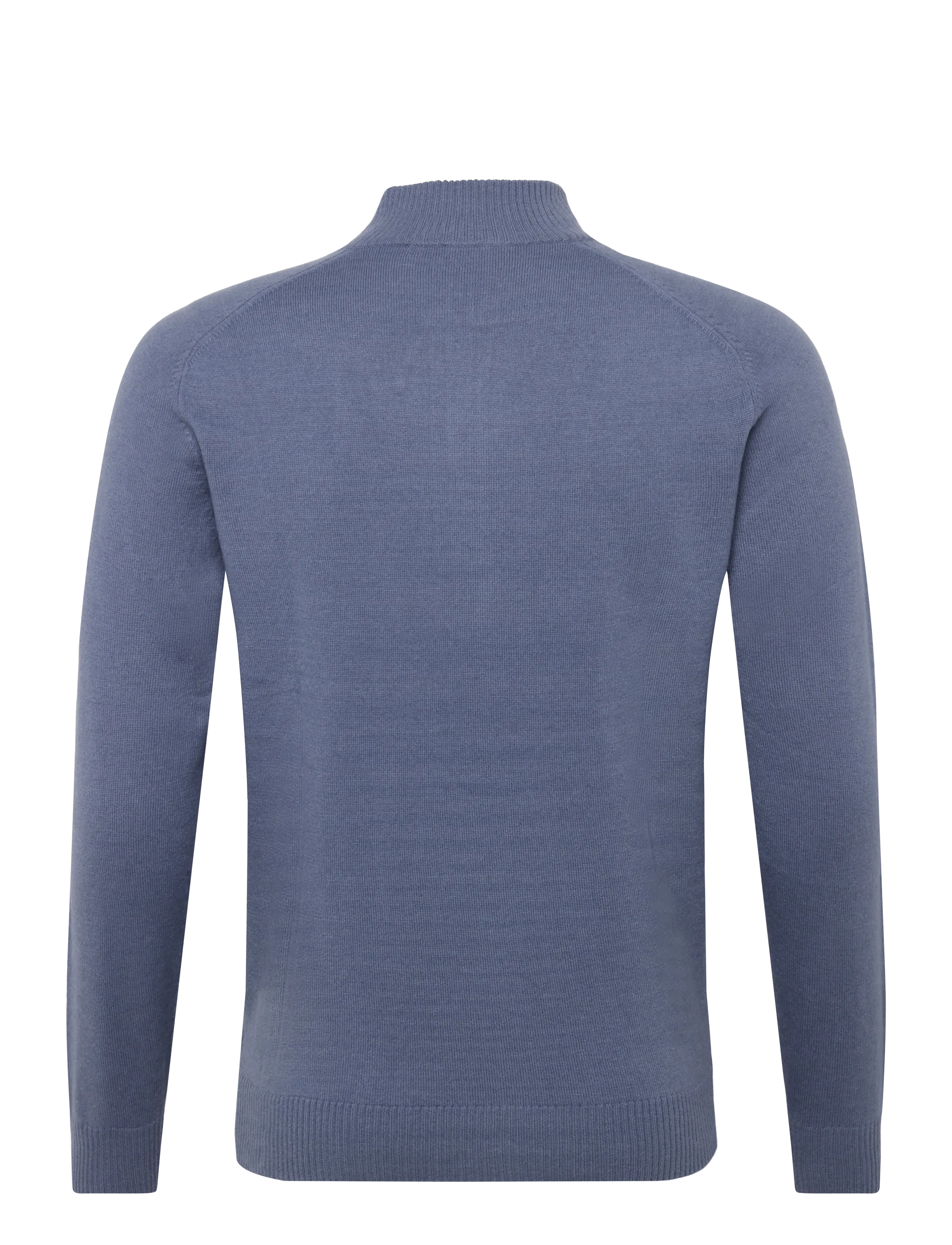 Bramani Cashmere - HALF ZIP CONTRAST - half zip-tröjor - avio/cemento - 1