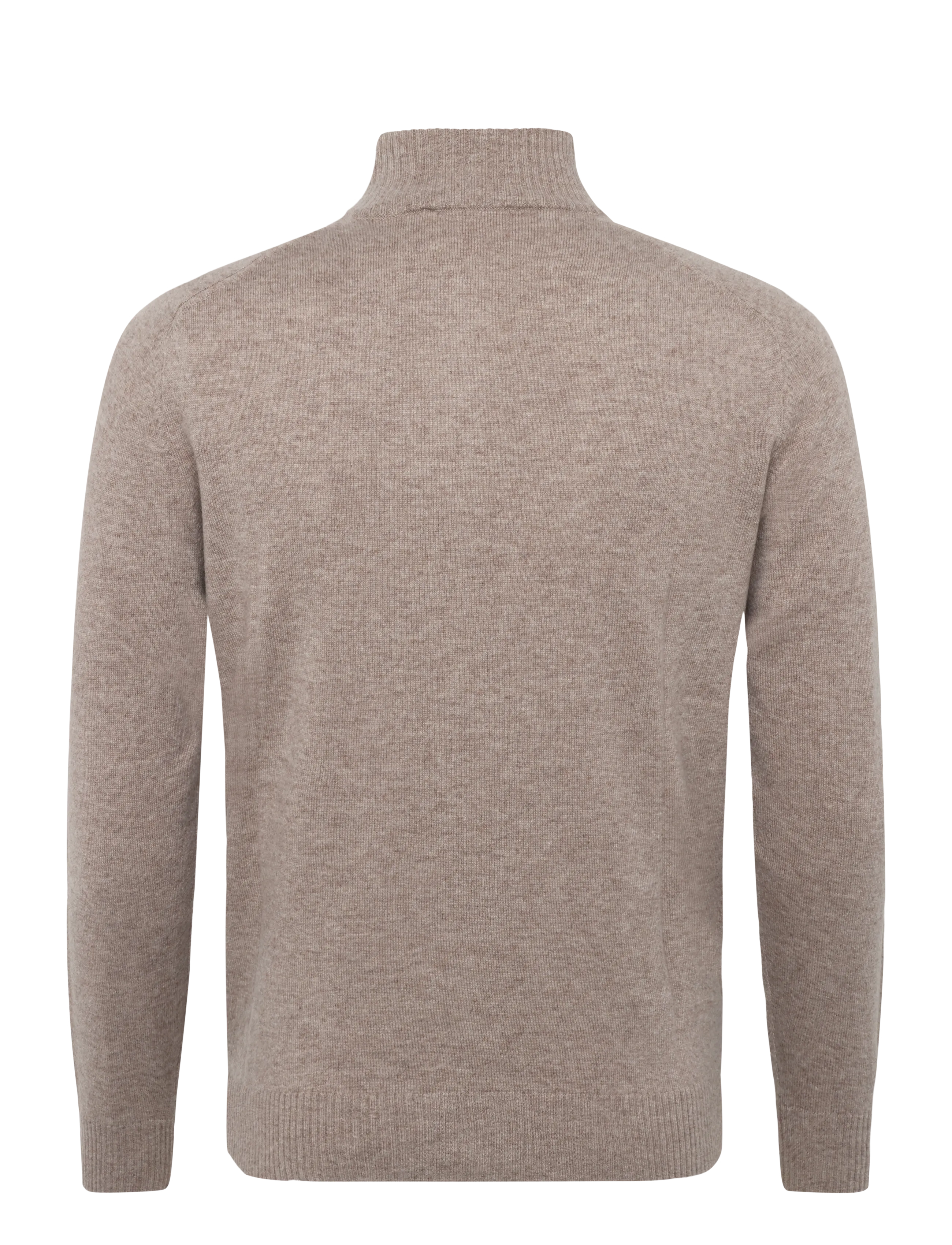 Bramani Cashmere - HALF ZIP CONTRAST - half zip-tröjor - naturale/sabbia - 1