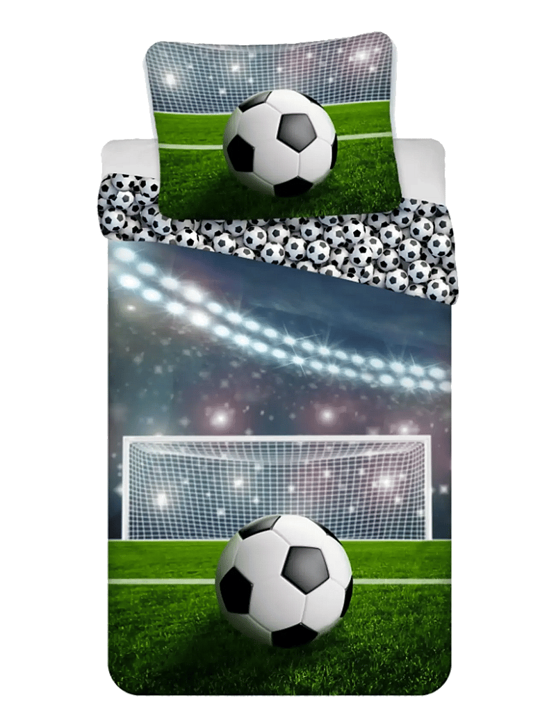 BrandMac - Bed linen NB 2003 Football - 140x200, 70x90 cm - sengesæt - multi coloured - 0