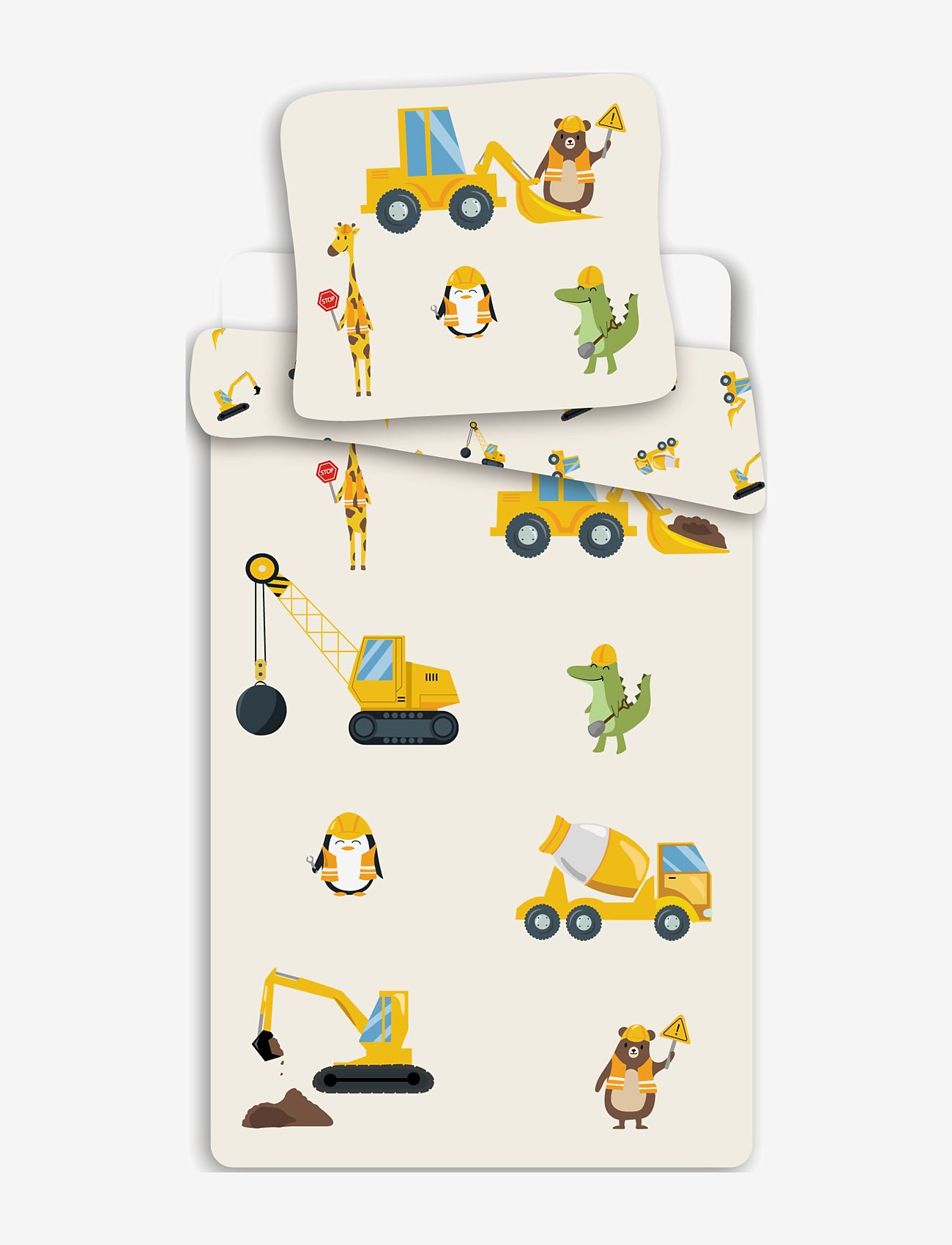 BrandMac - Bed linen junior NB  2019 Construction - 100x135 40x60 cm - bed sets - multi coloured - 0