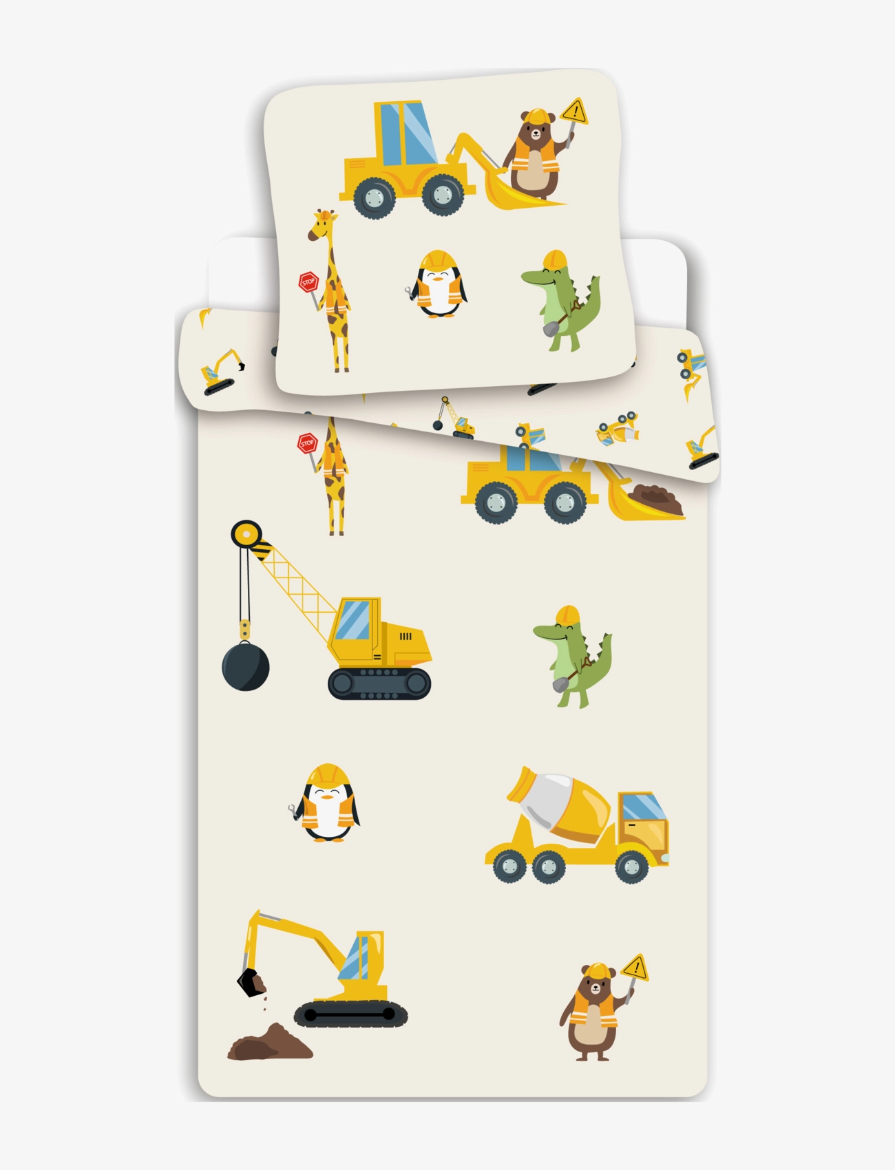 BrandMac Bed linen junior NB  2019 Construction - 100x135 40x60 cm - 4 for 3 - MULTI COLOURED / multi