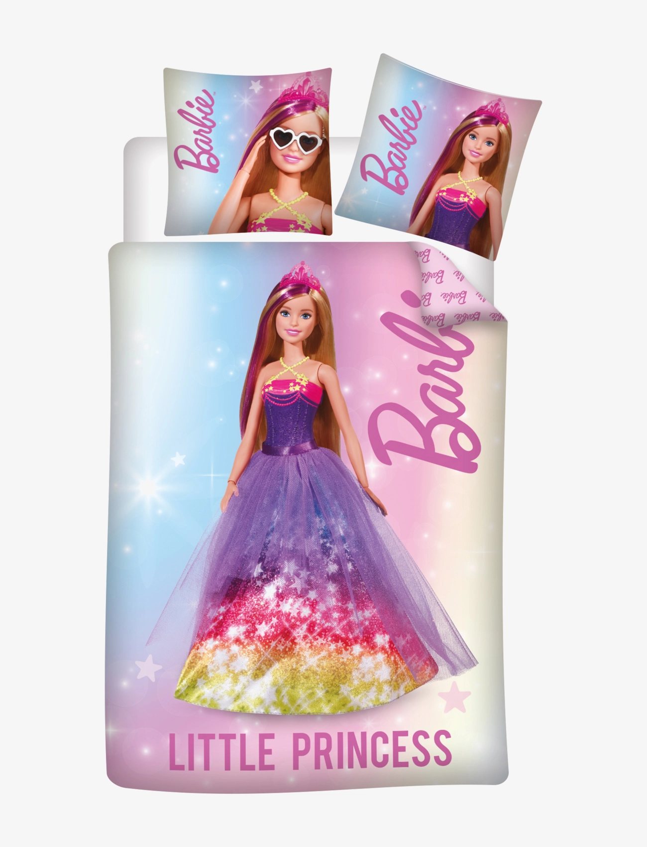 BRANDMAC Bed Linen Junior Barbie 061 Patterned - 100X140CM;40X45CM - Kinder