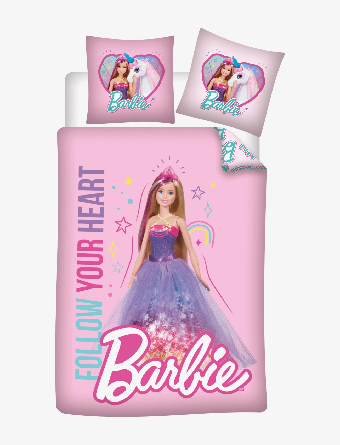 Barbie Bed linen junior Barbie 067, 100x140, 40x45 cm - 4 for 3 - MULTI COLOURED / multi