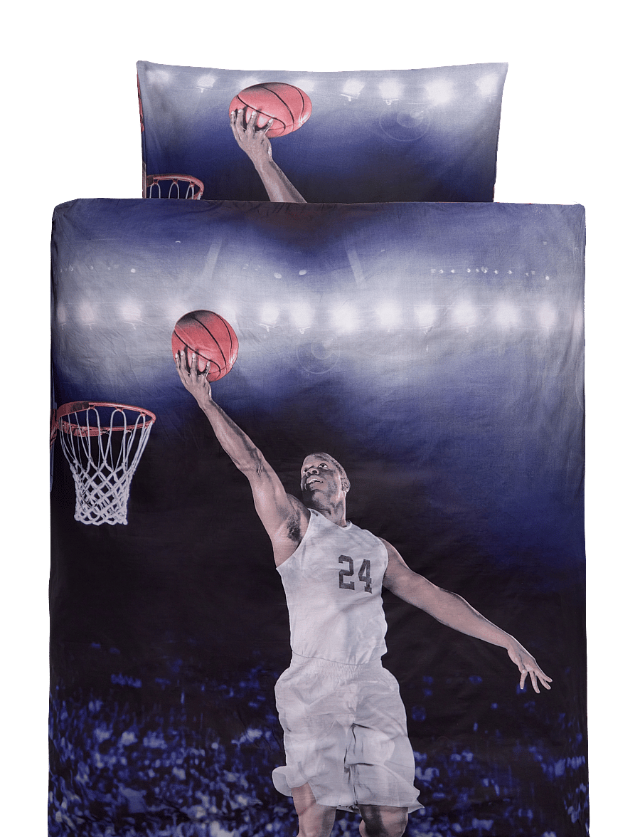 BrandMac - Bed linen NB 2311 Basketball - 140x200, 60x63 cm - die niedrigsten preise - multi coloured - 0