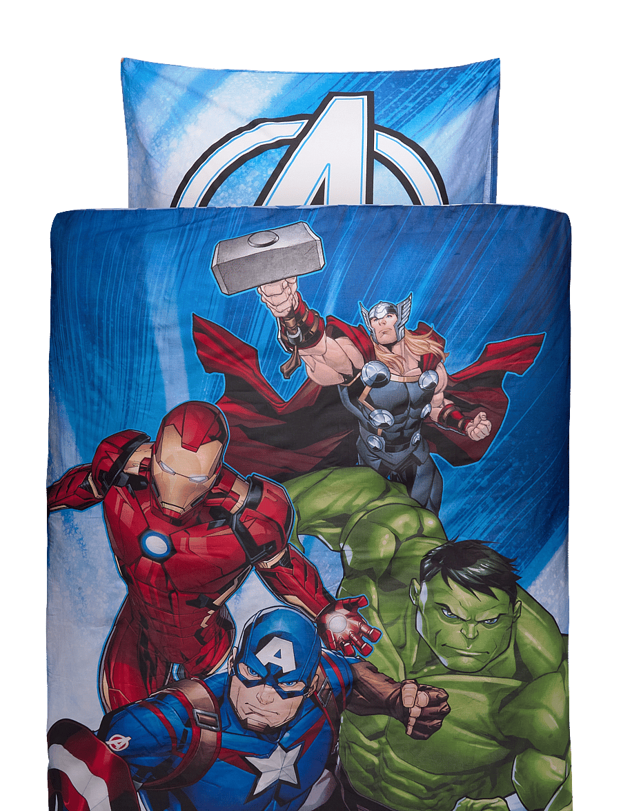 BrandMac - Bed linen Avengers 1925 - 140x200 60x63 cm - najniższe ceny - multi coloured - 0