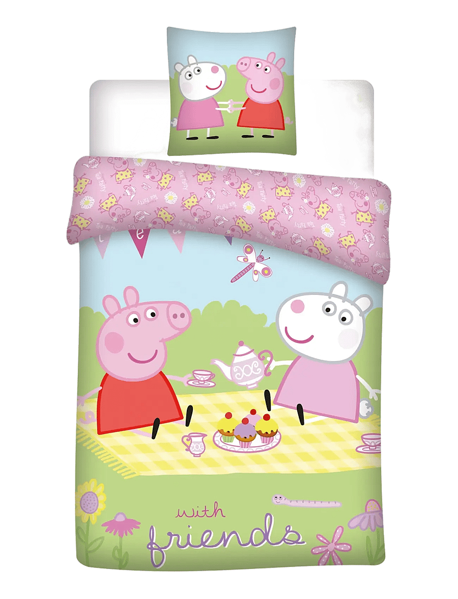 Cūciņa Pepa - Bed linen PEP 035 - 100x140, 40x45 cm - gultas veļas komplekti - multi coloured - 0