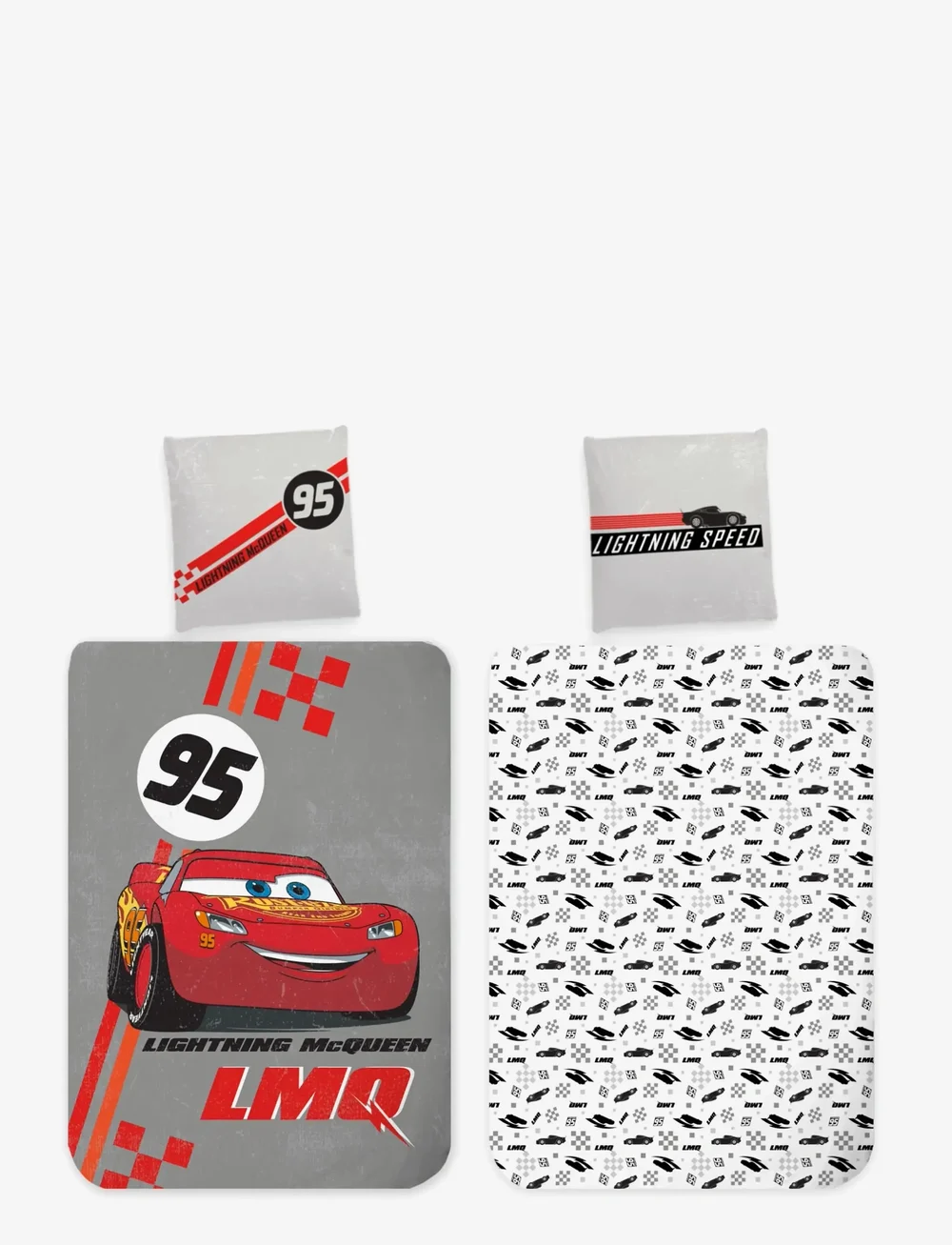 BrandMac - Bed linen junior Cars 4042 - 100x140, 40x45 cm - sengesett - multi coloured - 4