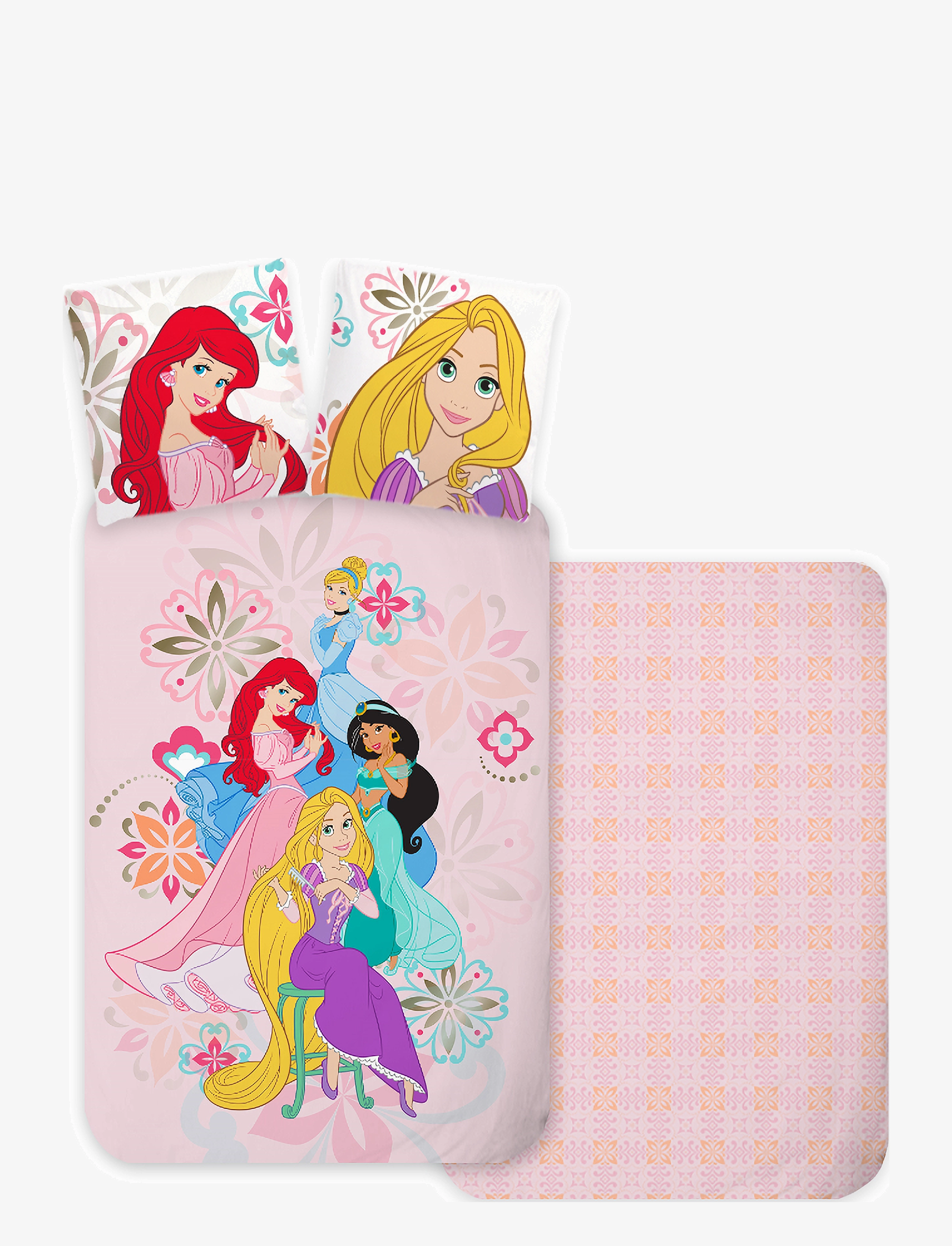 Princesses Bed Linen Junior Princess 39 100X140, 40X45 Cm, Bed Sæt, Pink, Str: 100X140.40X45CM
