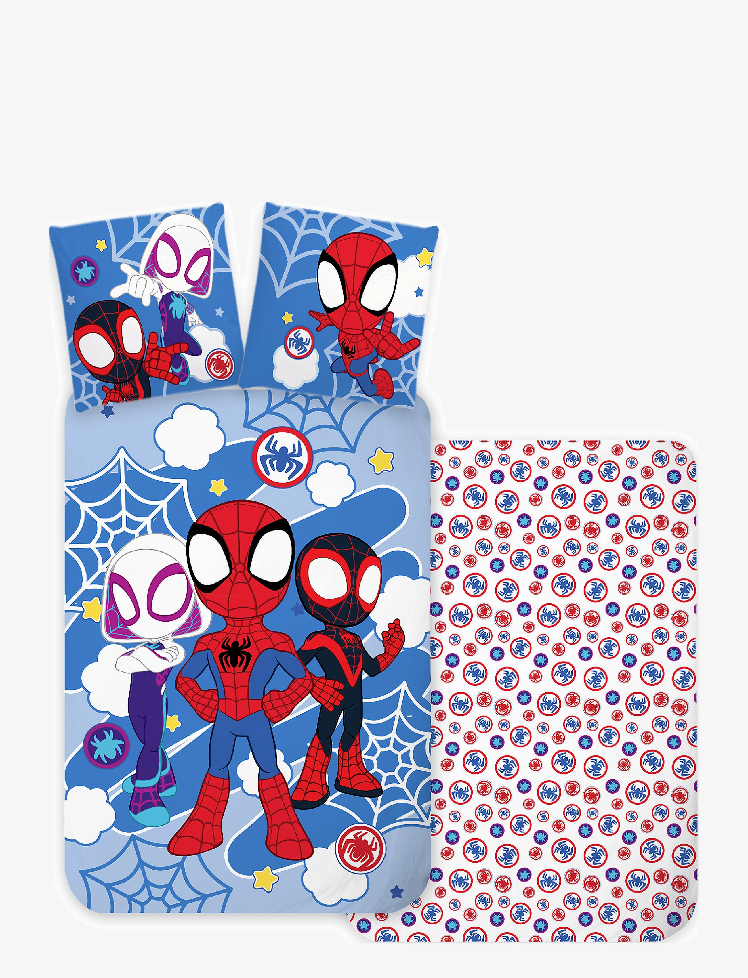 Spider-man Bed Linen Spidey 4661 - 140X200 60X63 cm, 140X200.60X63 cm, Multi/patterned, Søvntid > Sengesæt, Børn