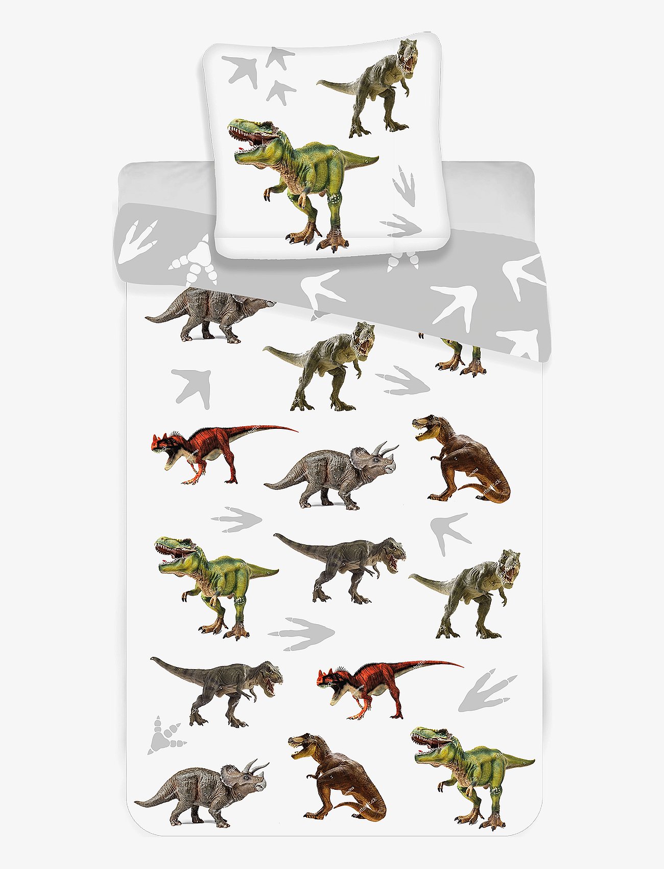 BrandMac | Bed Linen Nb 014 Dino | 140X200CM;60X63CM