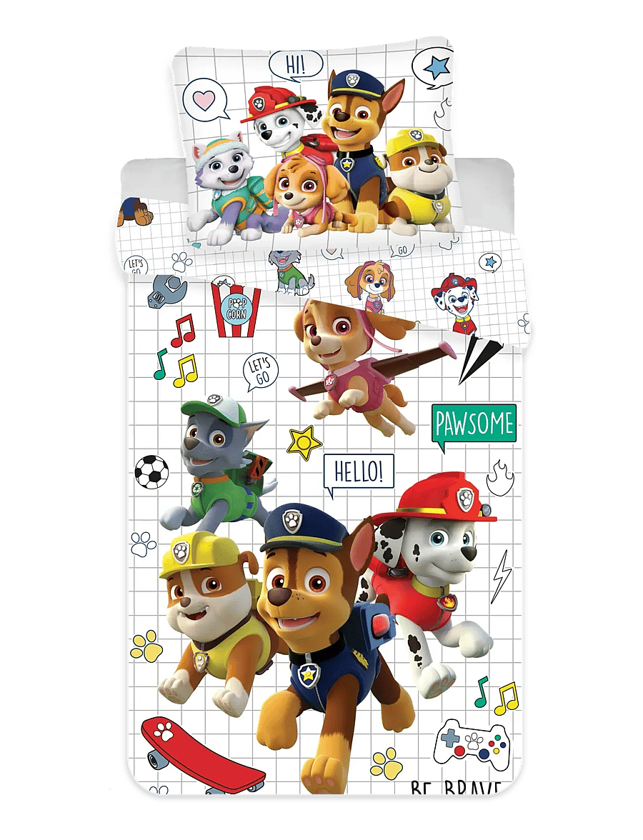 Paw Patrol - Bed linen junior PP 1071 - 100x135, 40x60 cm - bettwäsche-set - multi coloured - 0