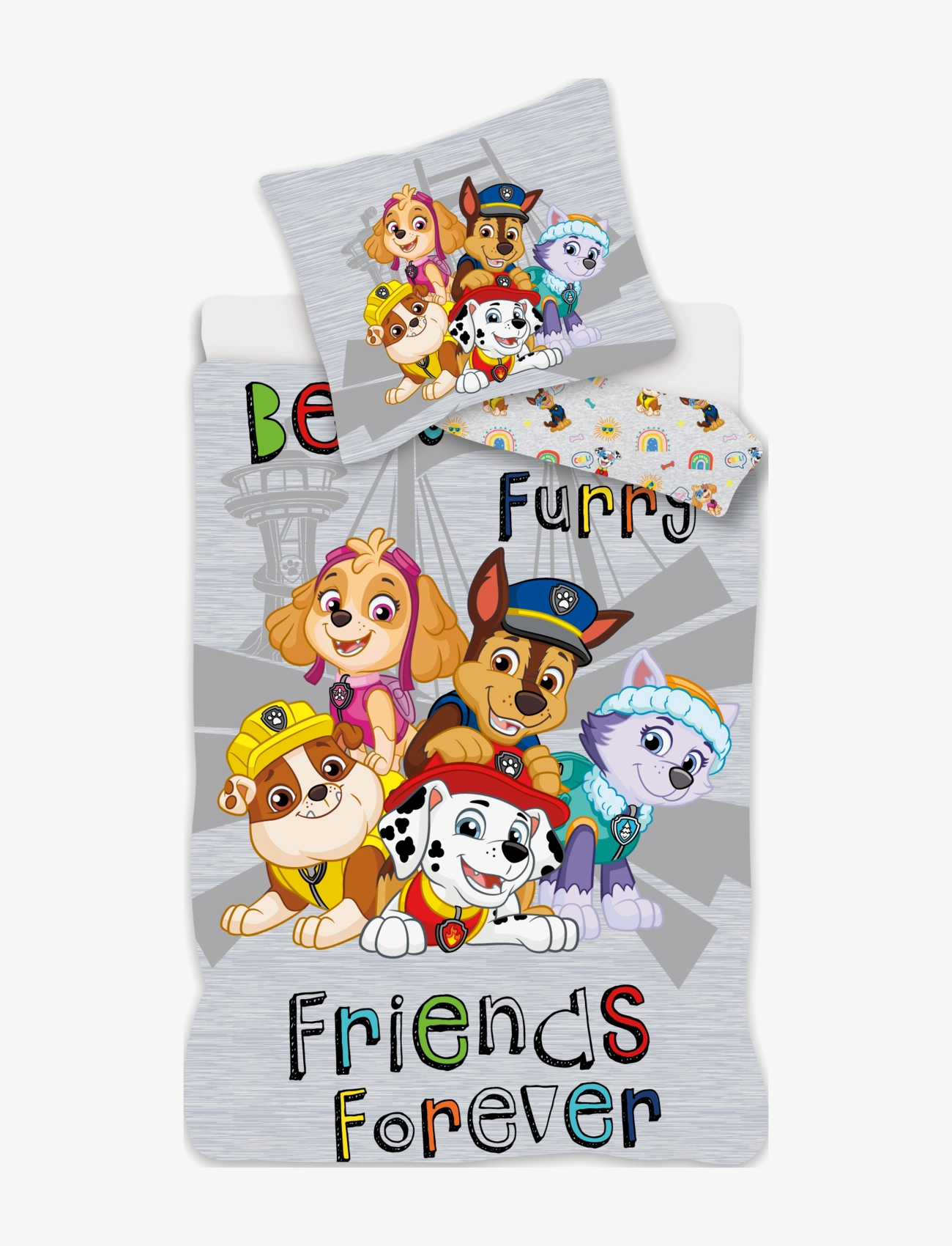 BrandMac Bed linen Microfiber PP 1095 - 140x200, 63x63 cm - Schlafen - MULTI COLOURED / grey