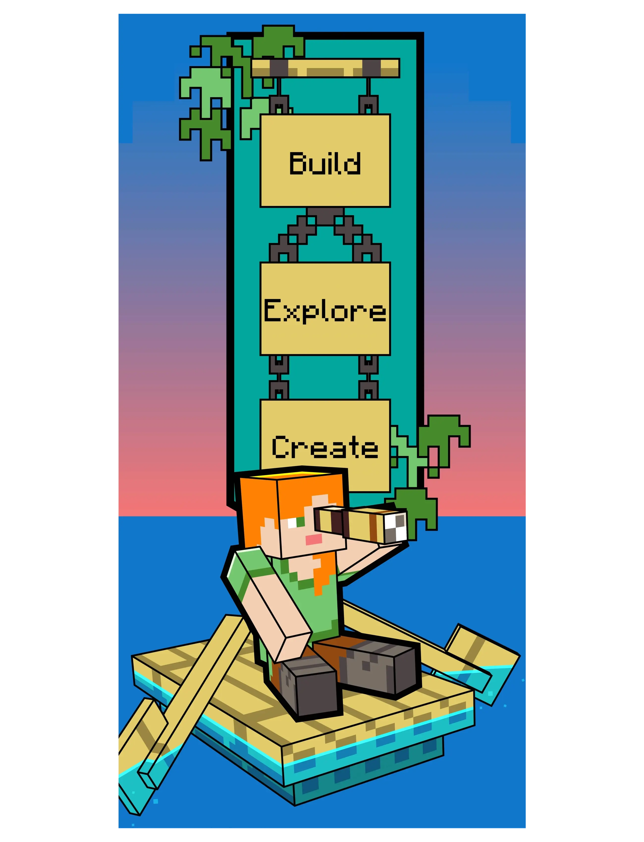 BrandMac Bulid Towel - 70x140 - Kids home - MULTI COLOURED / blue