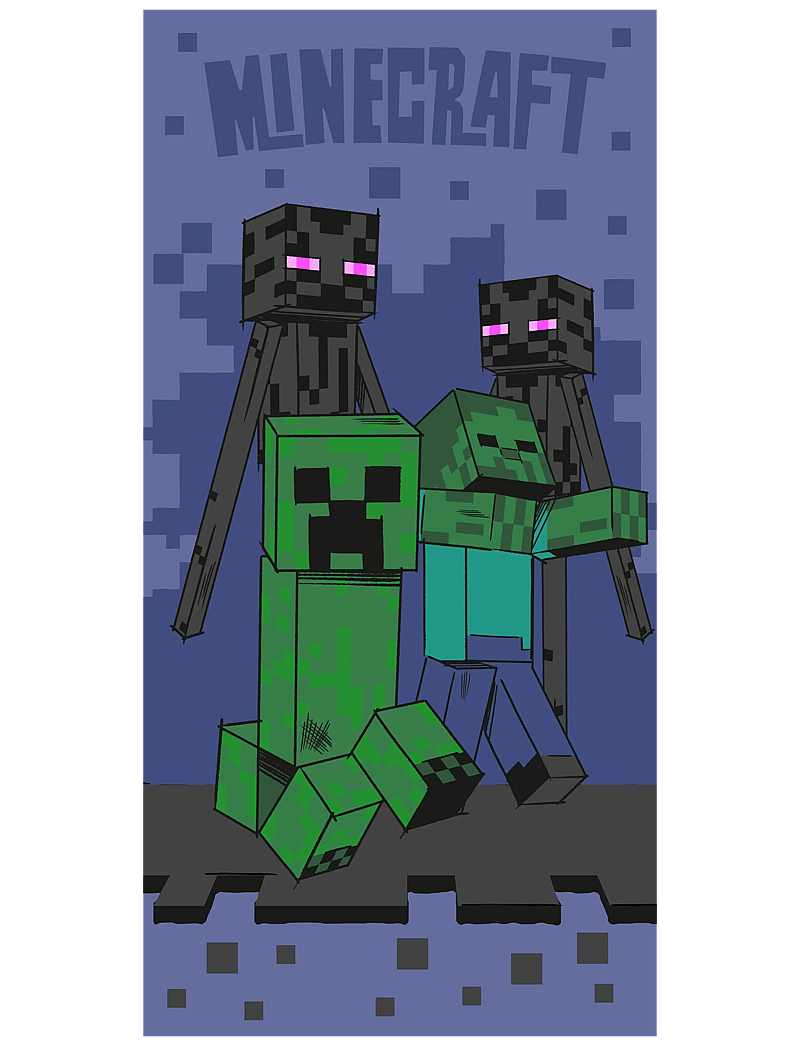 BrandMac - Sketch Mobs Towel - 70x140 - handtücher - multi coloured - 0