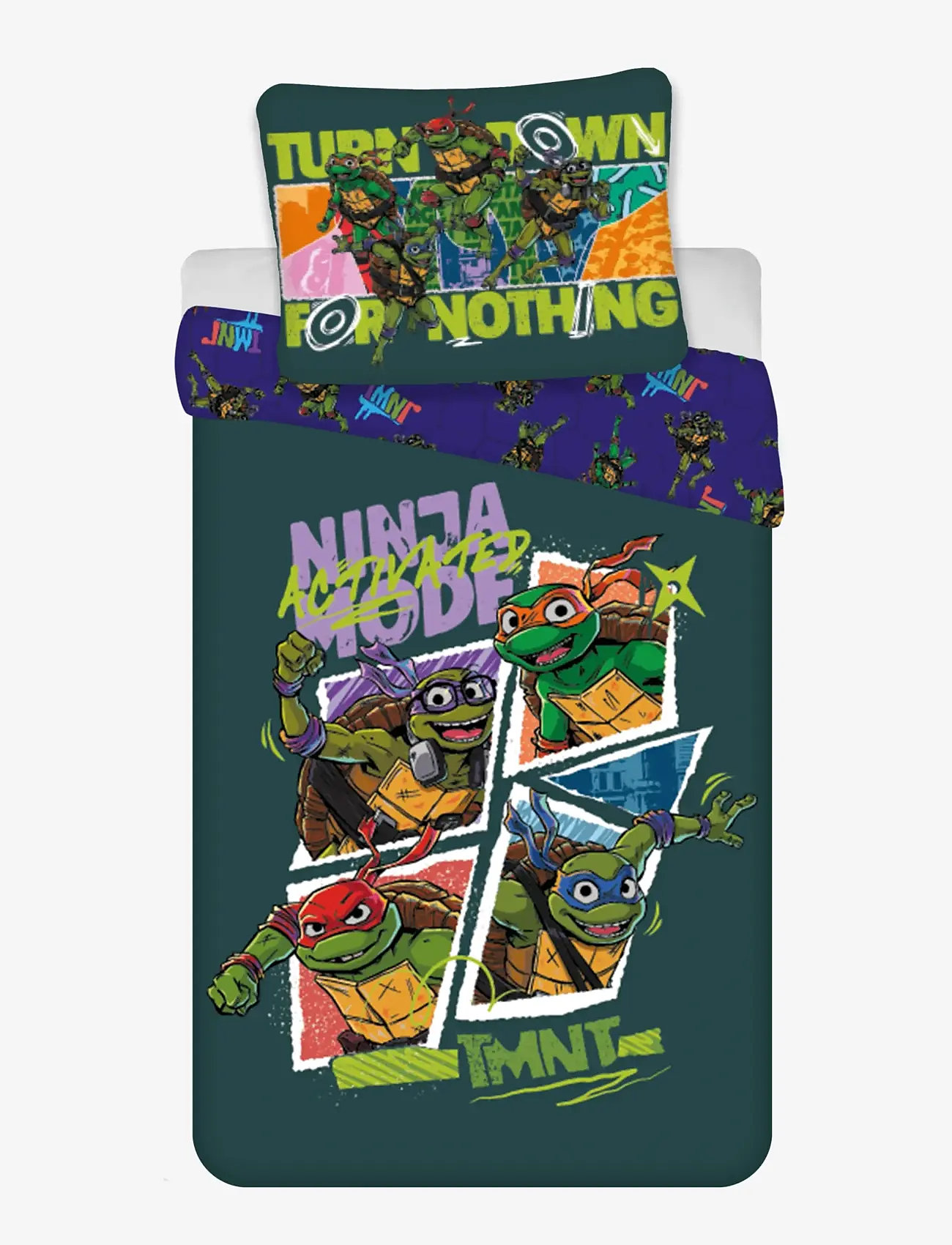 Ninja Turtles - Bed linen junior NT 003  - 100x135, 40x60 cm - bed sets - multi coloured - 0