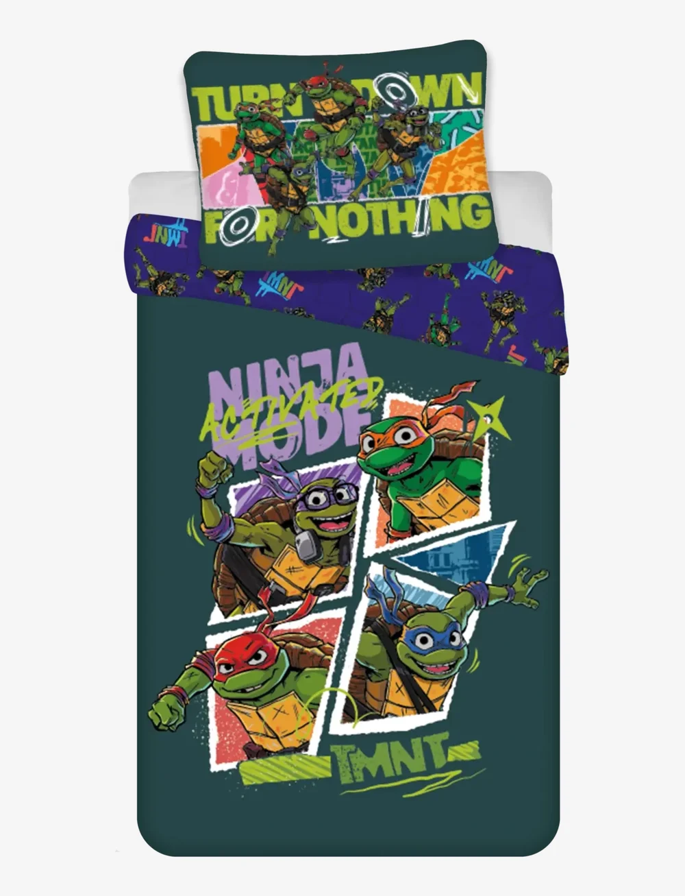 BrandMac - Bed linen junior NT 003 - 100x135, 40x60 cm - patalynės komplektai - multi coloured - 0