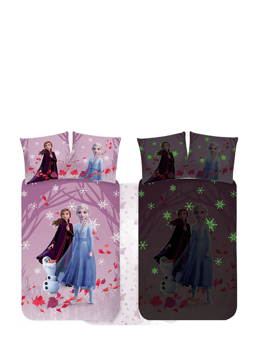 Frost - Bed linen Frozen 6110 Glow - 100x140 40x45 cm - sengesæt - multi coloured - 0
