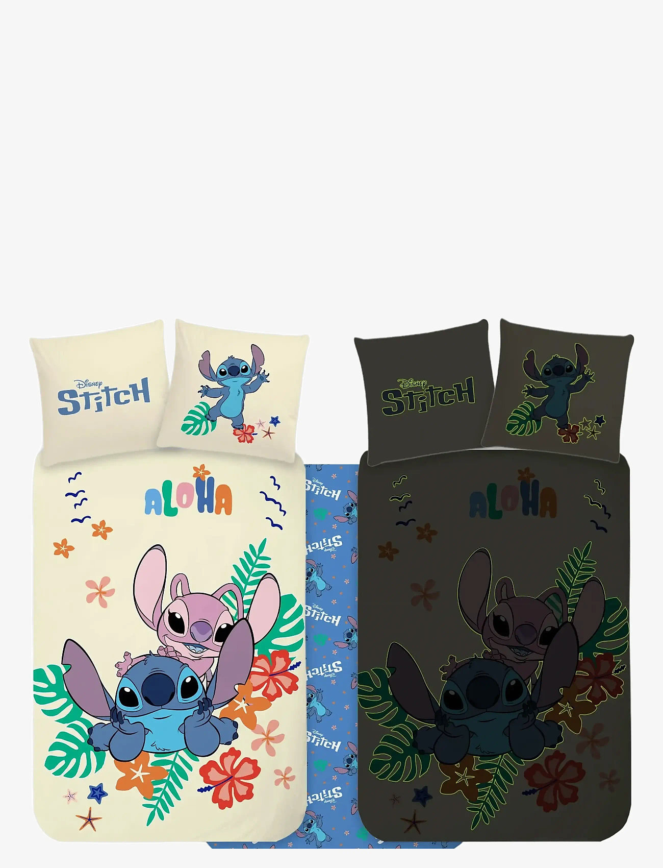 Lilo ja Stitch - Bed linen Lilo 5609 Glow - 100x140 40x45 cm - voodiriiete komplektid - multi coloured - 0