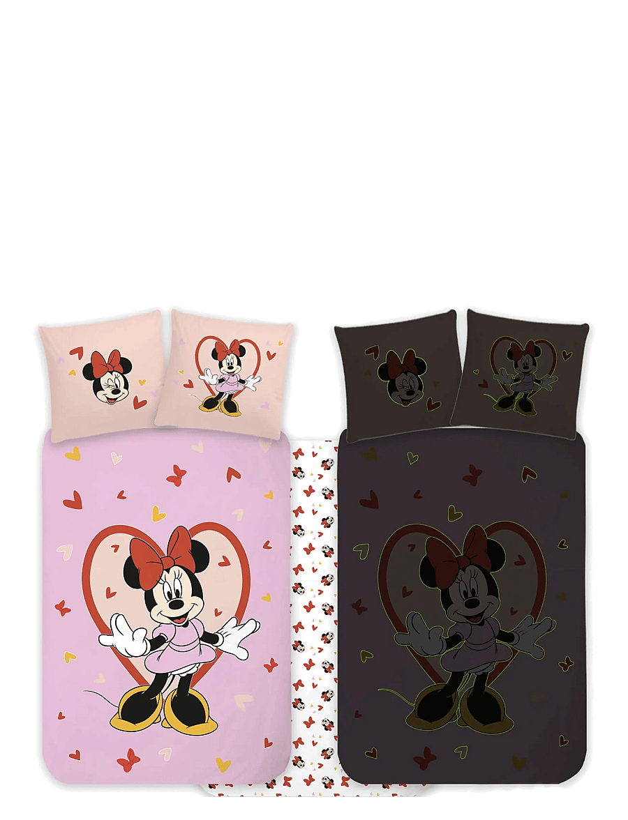 Minnie Maus - Bed linen Minnie 1932 Glow - 100x140 40x45 cm - bettwäsche-set - multi coloured - 0