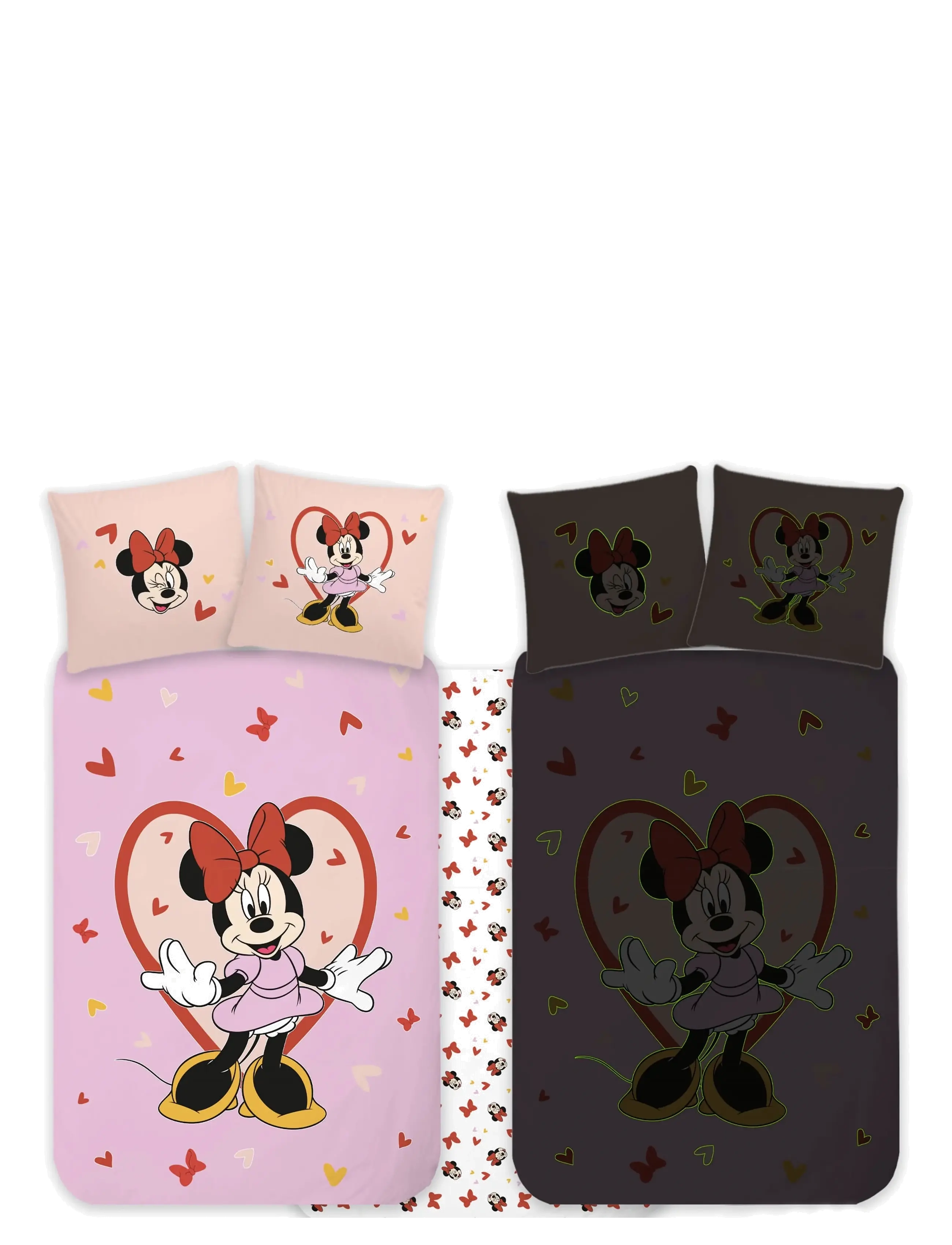 Minnie Maus - Bed linen Minnie 1932 Glow - 100x140 40x45 cm - multi coloured - 1