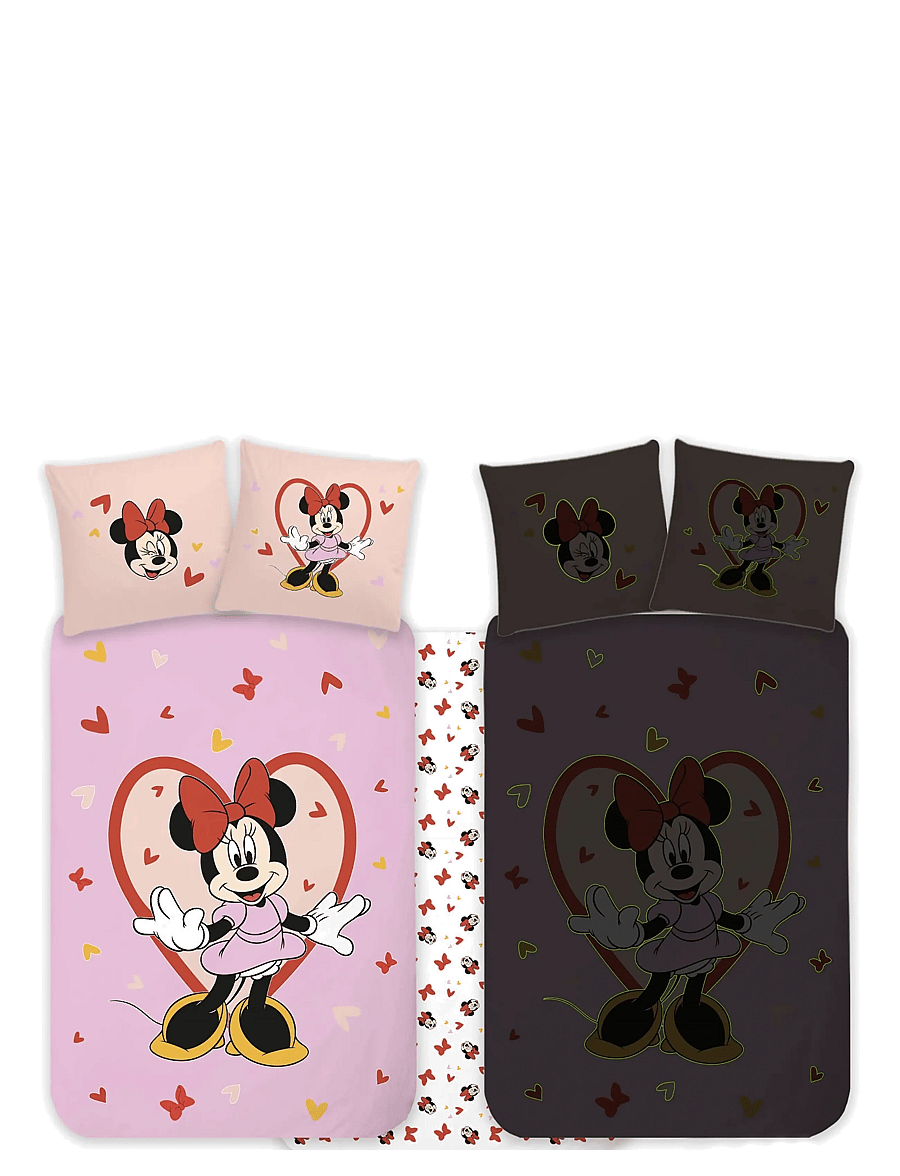 Minnie Maus - Bed linen Minnie 1932 Glow - 100x140 40x45 cm - bettwäsche-set - multi coloured - 1