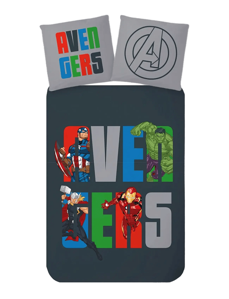 BrandMac - Bed linen Senior Avengers 4391 - 140x200, 60x63 cm - palagi - multi coloured - 2