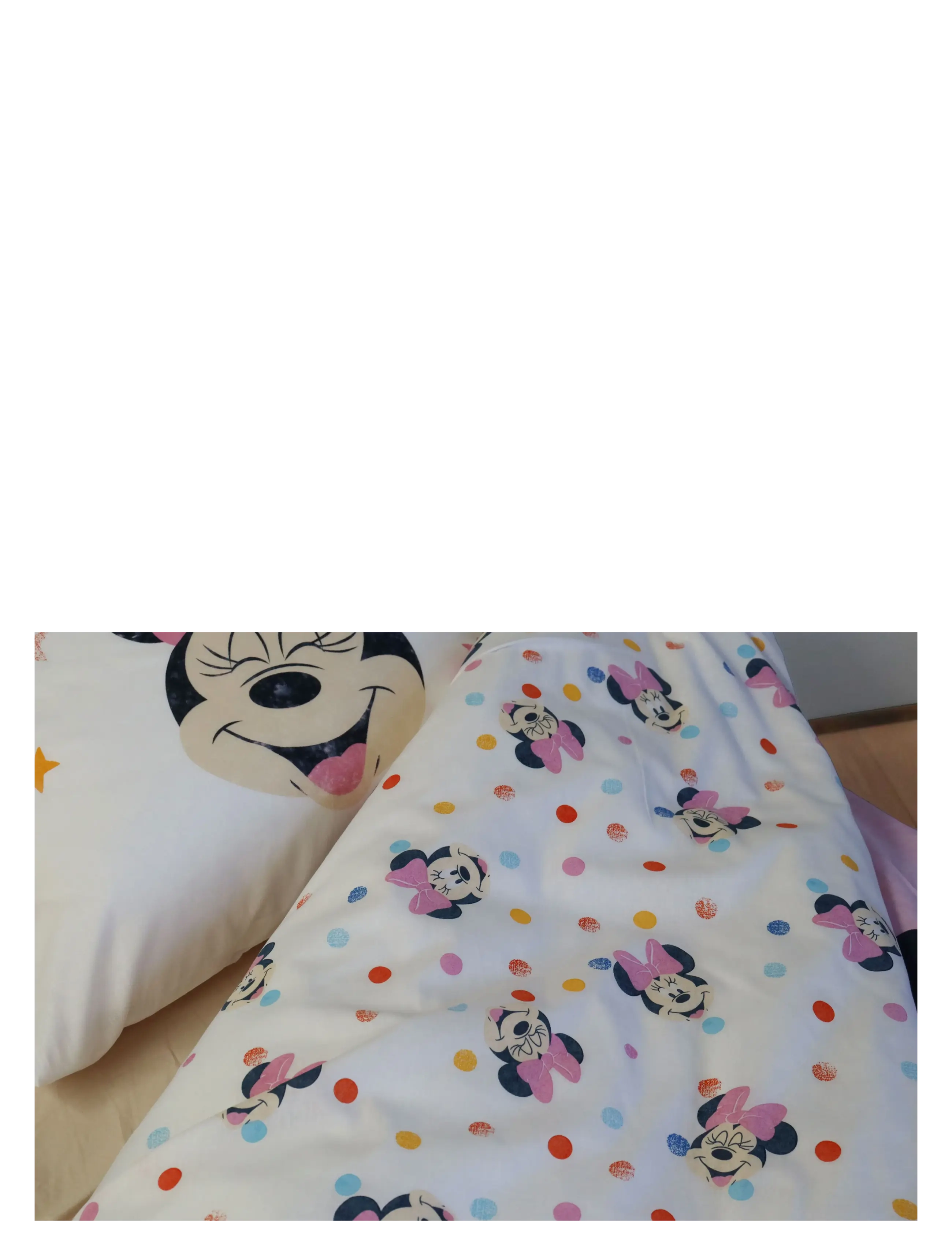 Minnie Maus - Bed linen Senior Minnie 3394 - 140x200, 60x63 cm - bettwäsche-set - multi coloured - 1