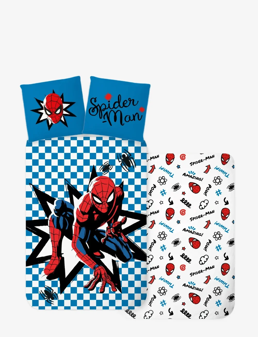 BrandMac - Bed linen Senior Spiderman 3674 - 140x200, 60x63 cm - lagner - multi coloured - 2