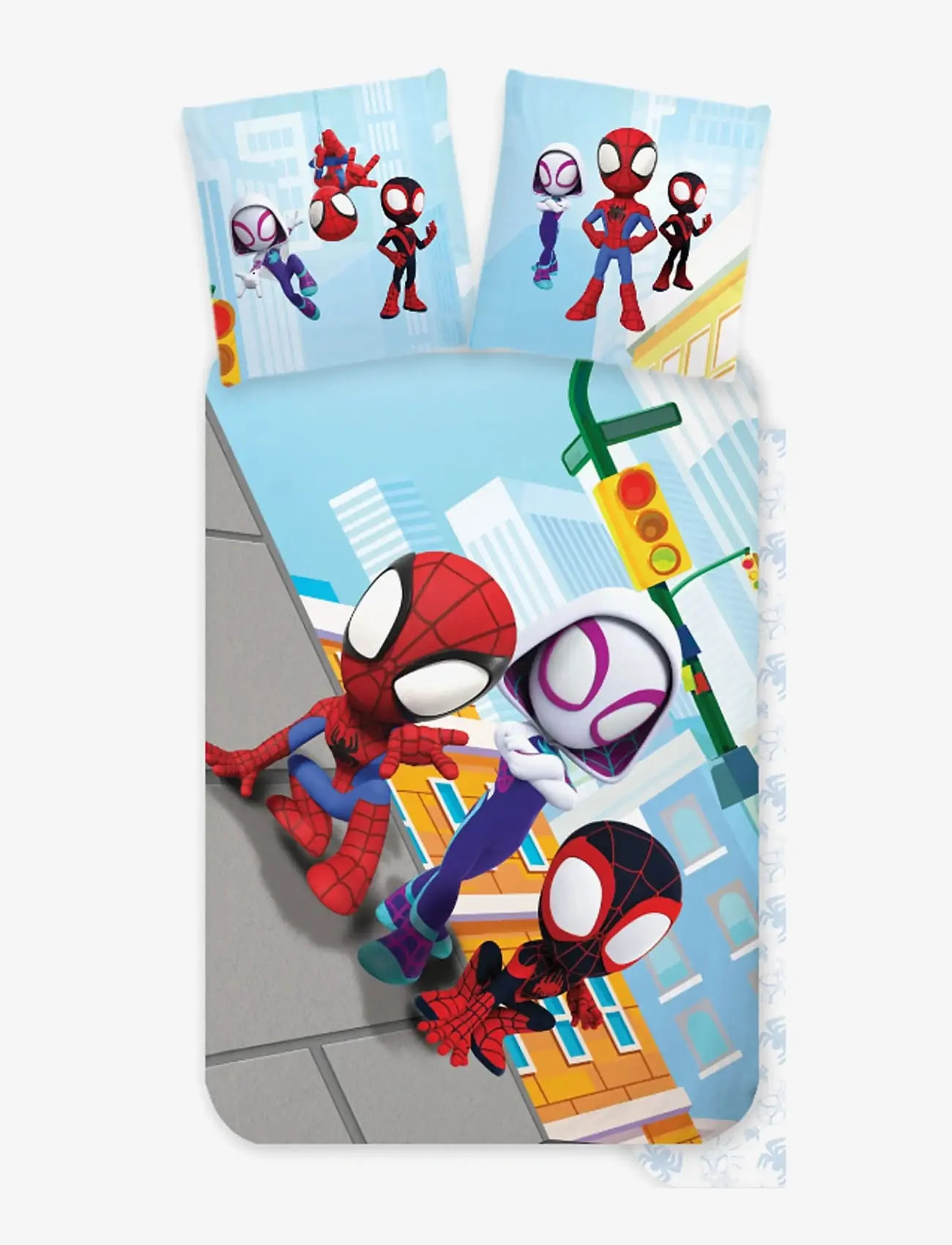 BrandMac - Bed linen Senior Spidey 5460 - 140x200, 60x63 cm - sengesæt - multi coloured - 1