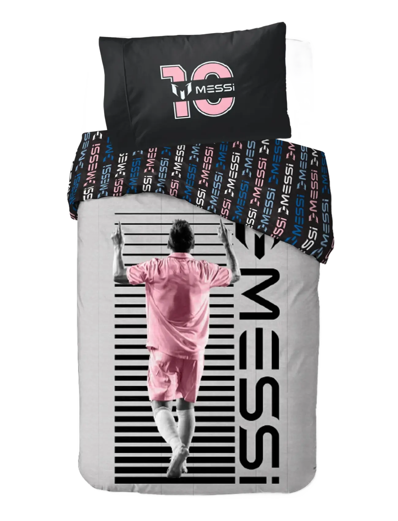 Bed linen Senior Messi 002 - 140x200, 60x63 cm - MULTI COLOURED