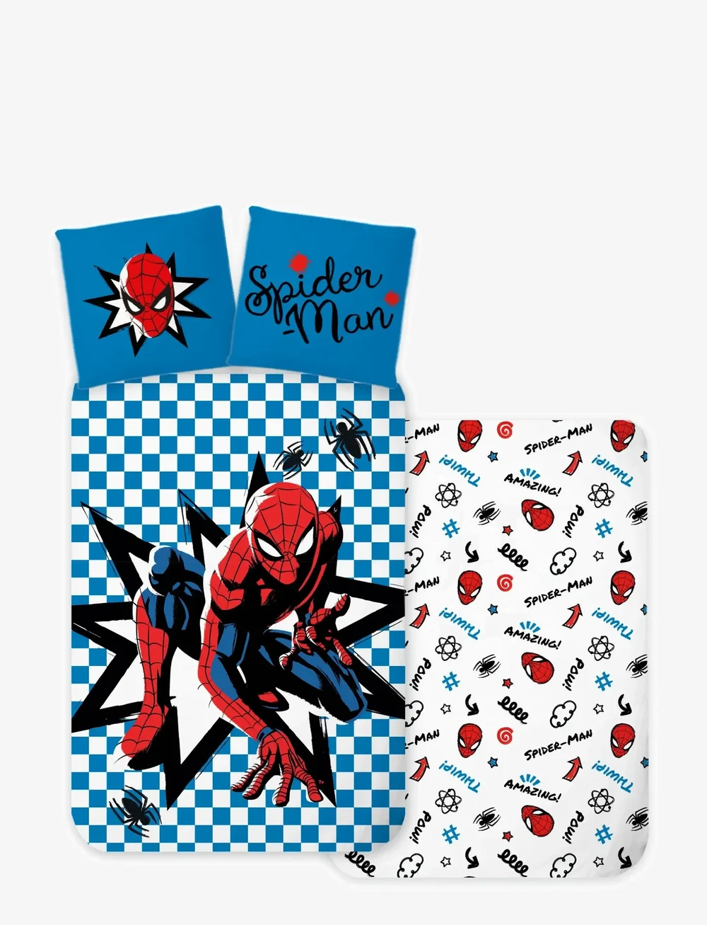 BrandMac - Bed linen Spiderman 3674 - 100x140 40x45 cm - lakan - multi coloured - 1