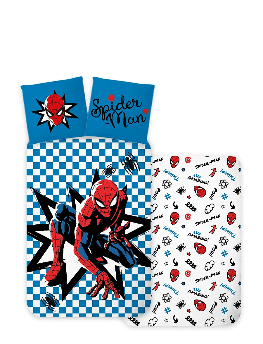 Spider-man - Bed linen Spiderman 3674 - 100x140 40x45 cm - bettlaken - multi coloured - 1